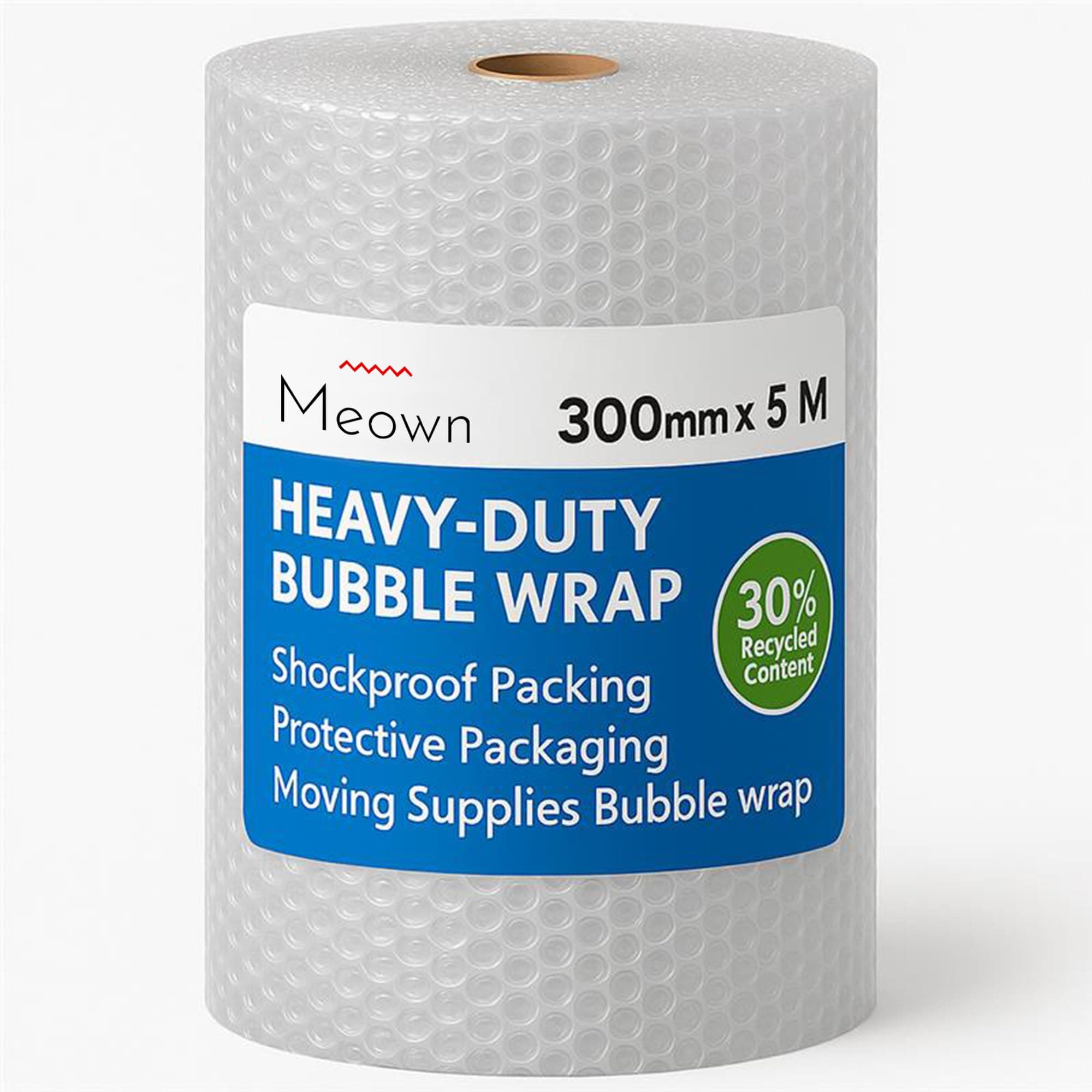 Bubble Wrap 300mm x 5m small air bubble - perfect for easy shipping and moving house packaging- the ultimate solution for your fragile items (300MM X 5M)