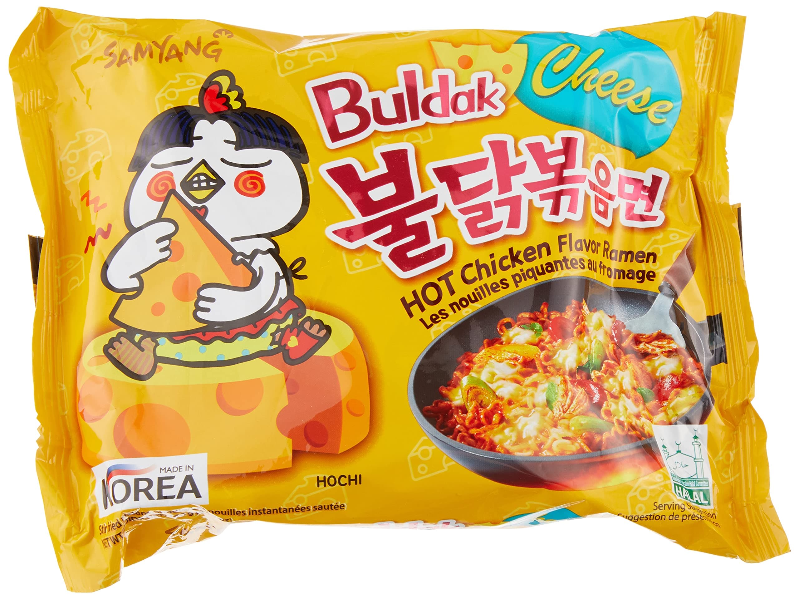 Samyang Cheese Hot Chicken Flavor Ramen Fried Noodles 140g
