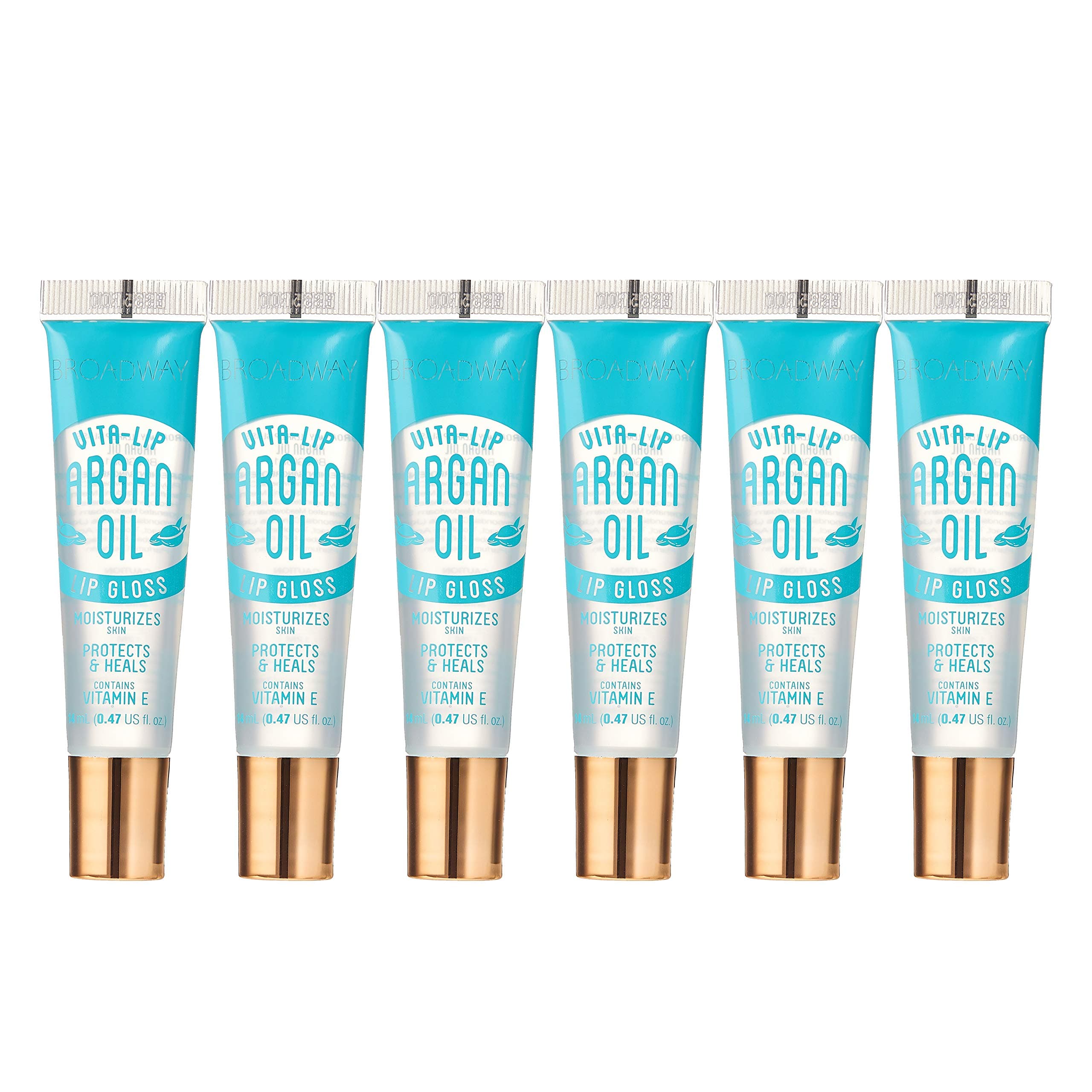 Broadway SoataSoa Vita-Lip Argan Oil Lip Gloss (Pack of 6)