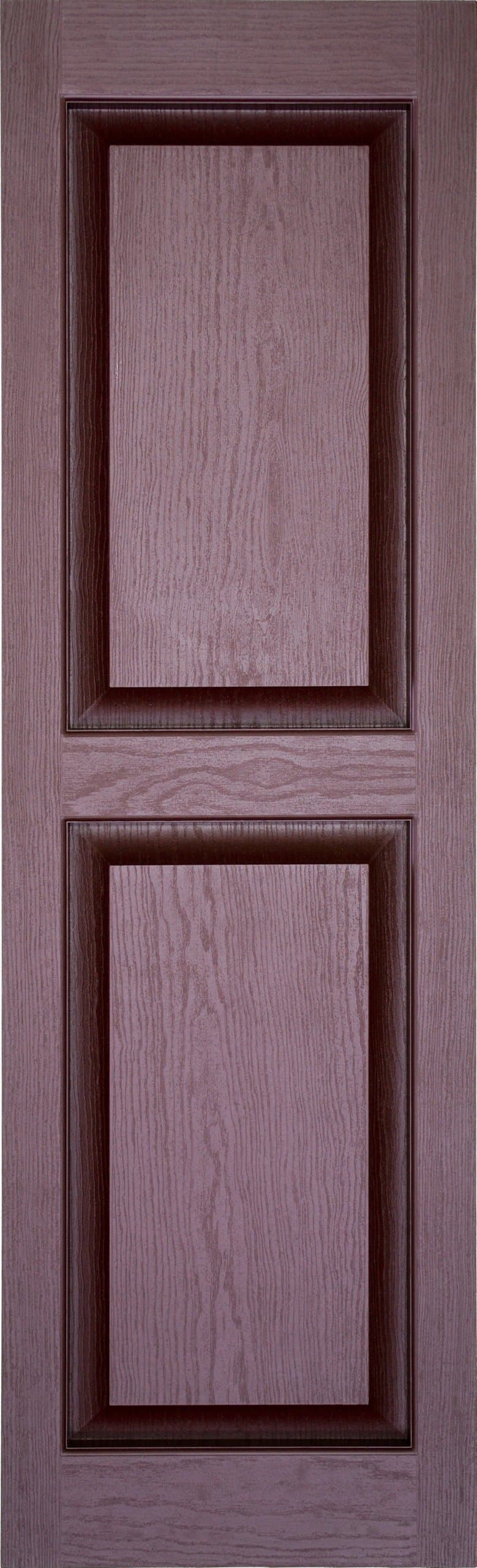 IR561463260 14-1/2-Inch by 63-Inch Raised Panel Exterior Decorative Shutter, 1-Pair, Burgundy