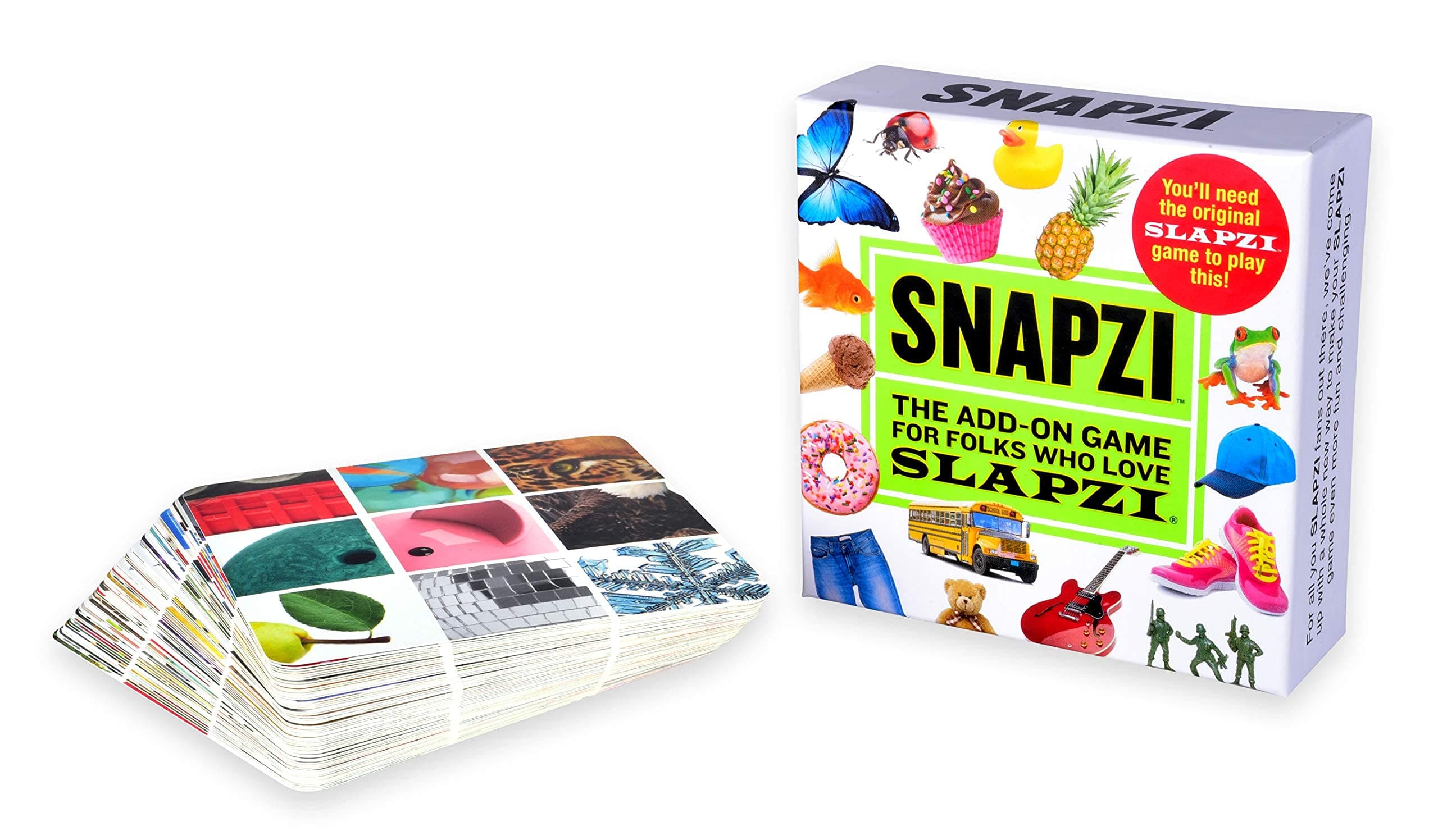 TENZISNAPZI - The Add-On Party Card Game for Folks Who Love SLAPZI - 2-10 Players - Ages 8-98
