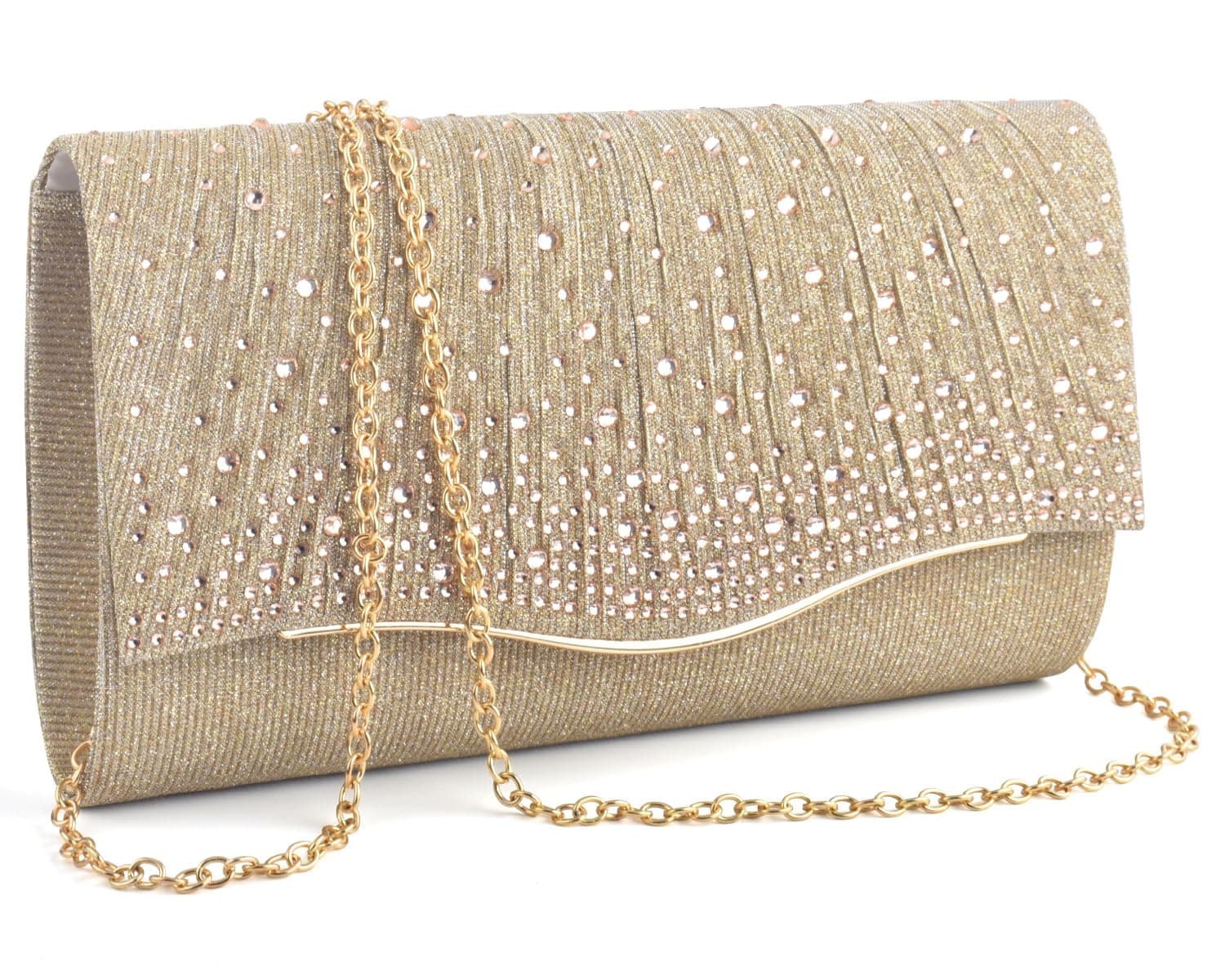 Clutch Purses for Women, Formal Evening Bags Suede Shoulder Envelope Party Handbags Wedding Cocktail Prom Clutches