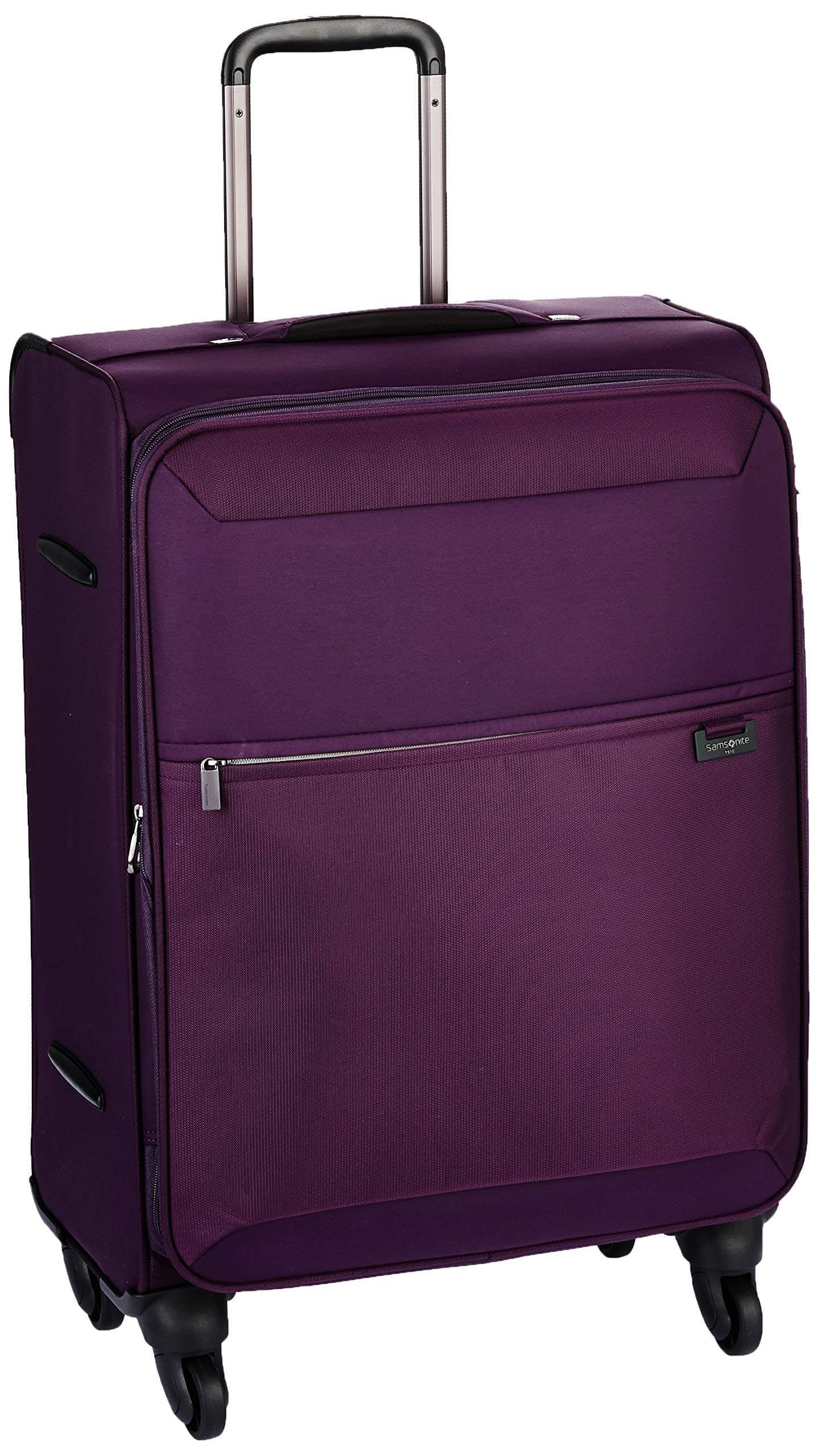 SAMSONITE 72h Nylon 68 cms Violet Softsided Check-in Luggage (SAM 72H SP68 EXP (WOB)-Violet)