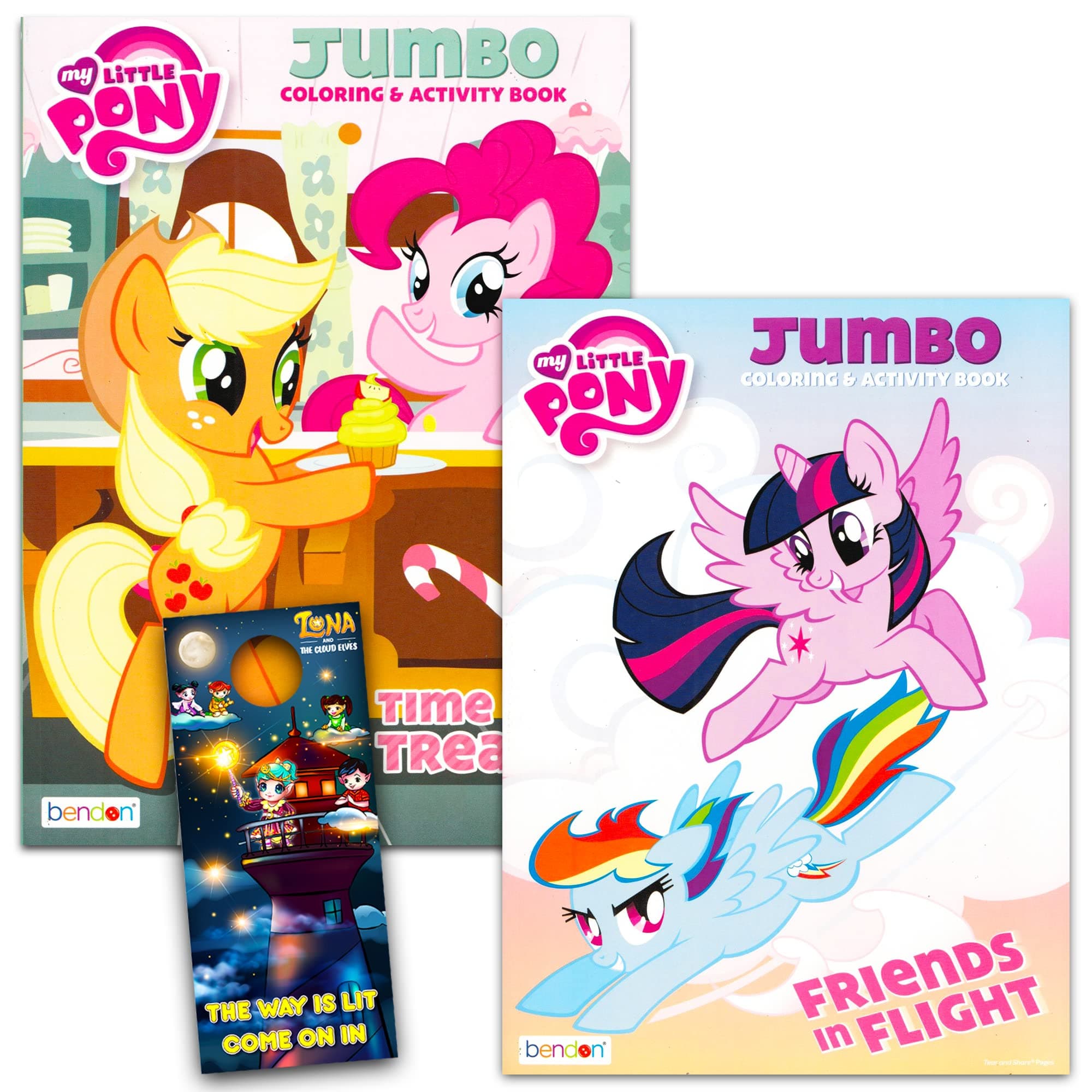 My Little Pony Jumbo Coloring and Activity Book 96 Pages 2pk by Bendon Publishing Intl