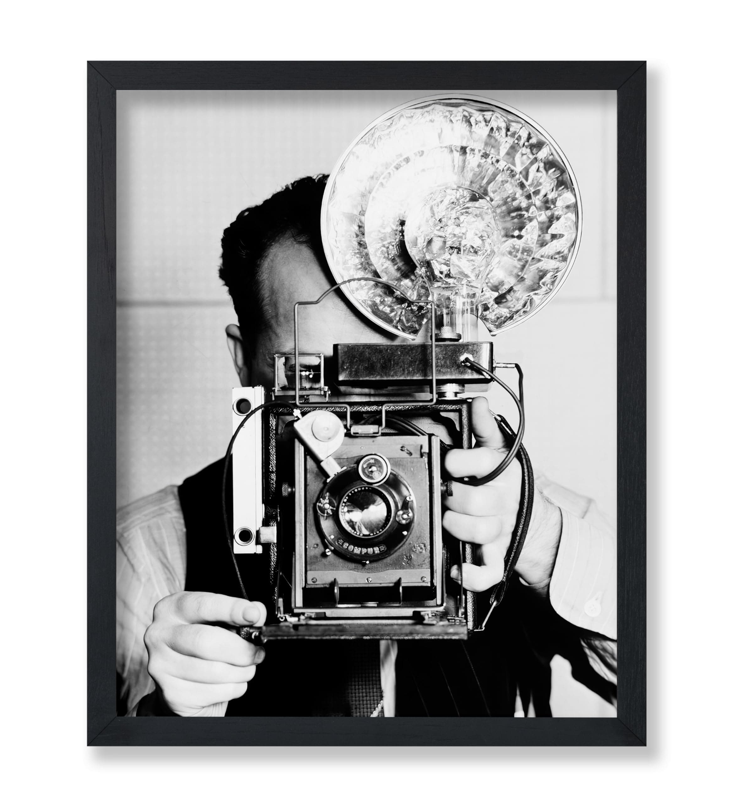 Poster Master Vintage Old Camera Poster - Retro Photographer Print - Photography Art - Gift for Men, Women, Cameraman - Great Decor for Bedroom, Studio, Living Room - 8x10 UNFRAMED Wall Art
