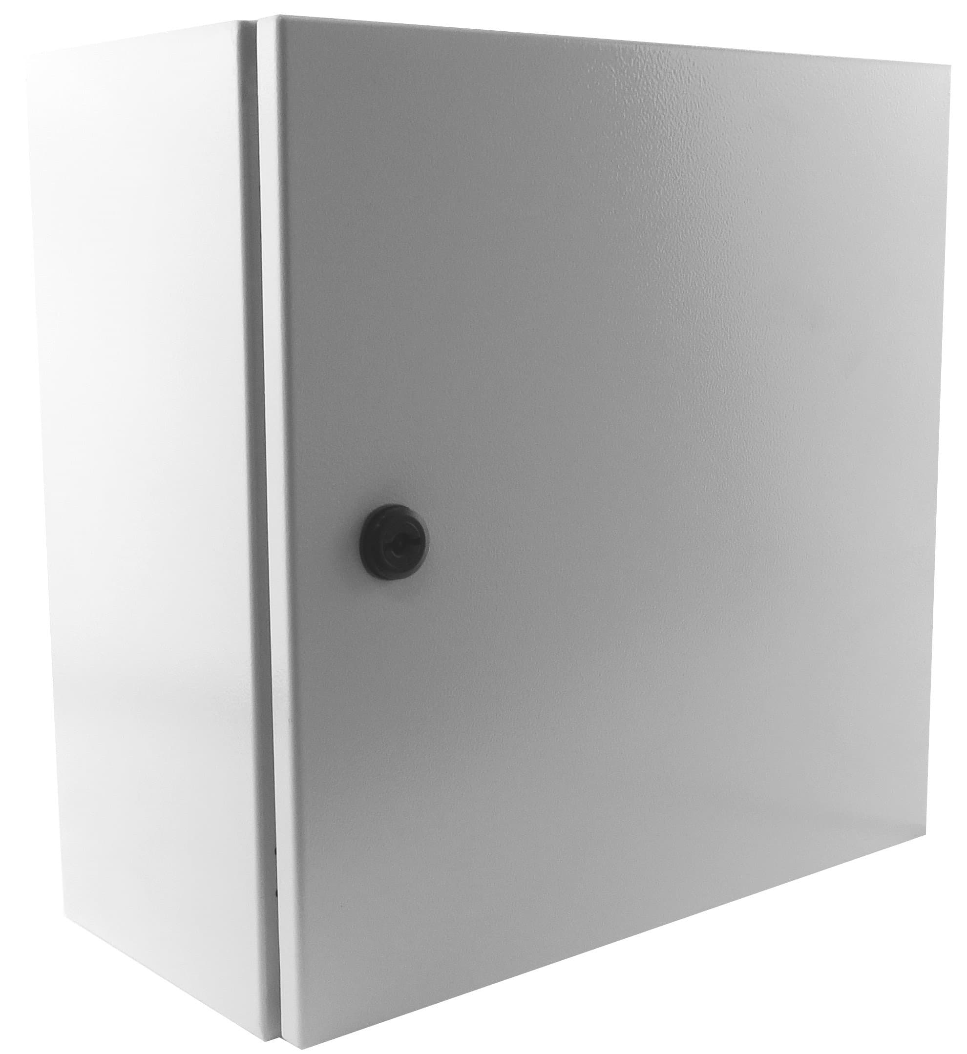 Yuco YC-20X20X8-UL-FE Fully Enclosed IP66 Enclosure, UL Certified, Nema 4, 16 Gauge, Single Door Hinge Cover, Wall-Mount, Backplate (20 x 20 x 8)