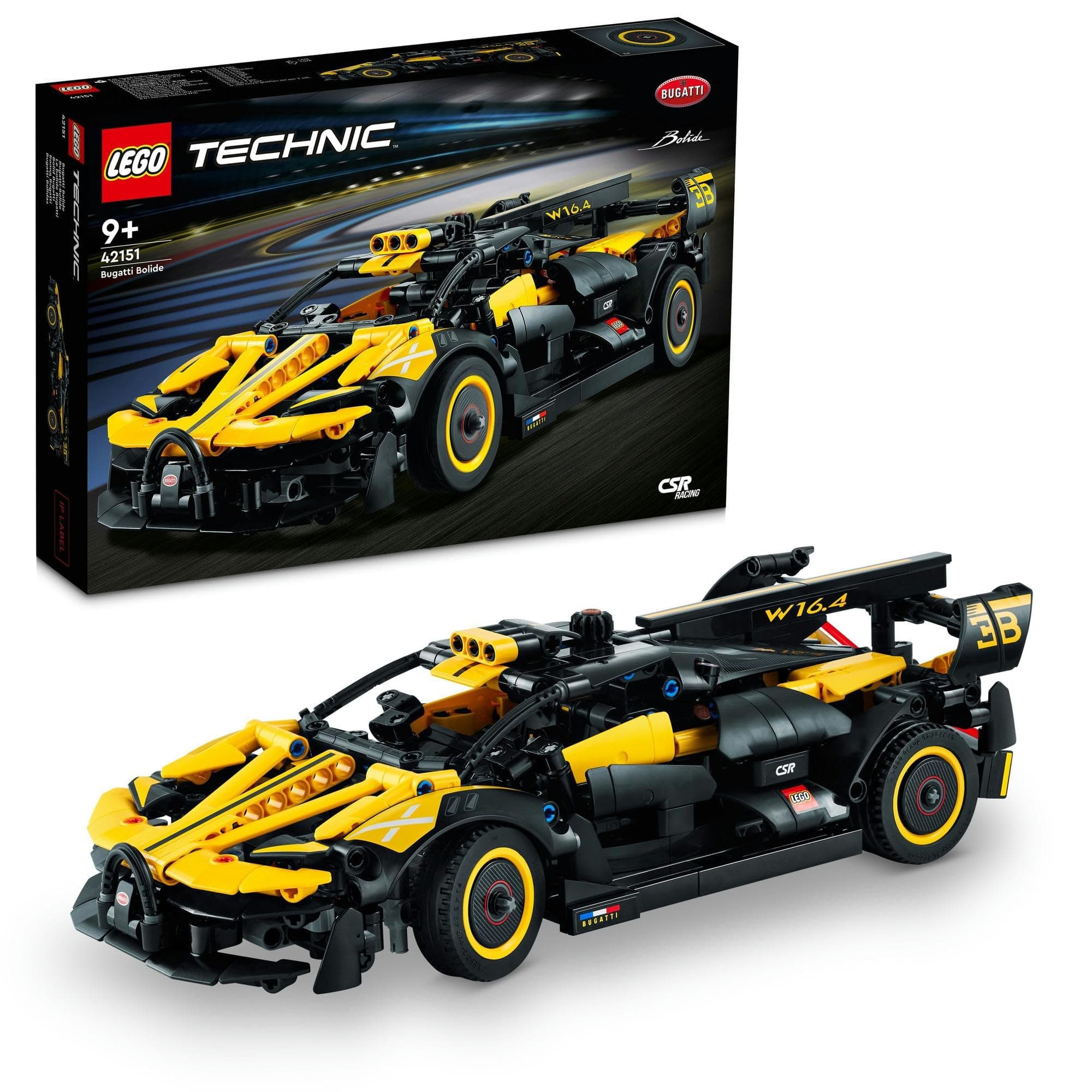 LEGO Technic Bugatti Bolide, 42151, Toy, Building Blocks, Birthday, Present, Cars, Mini Cars, Boys, Girls, Children, Ages 9 to 11