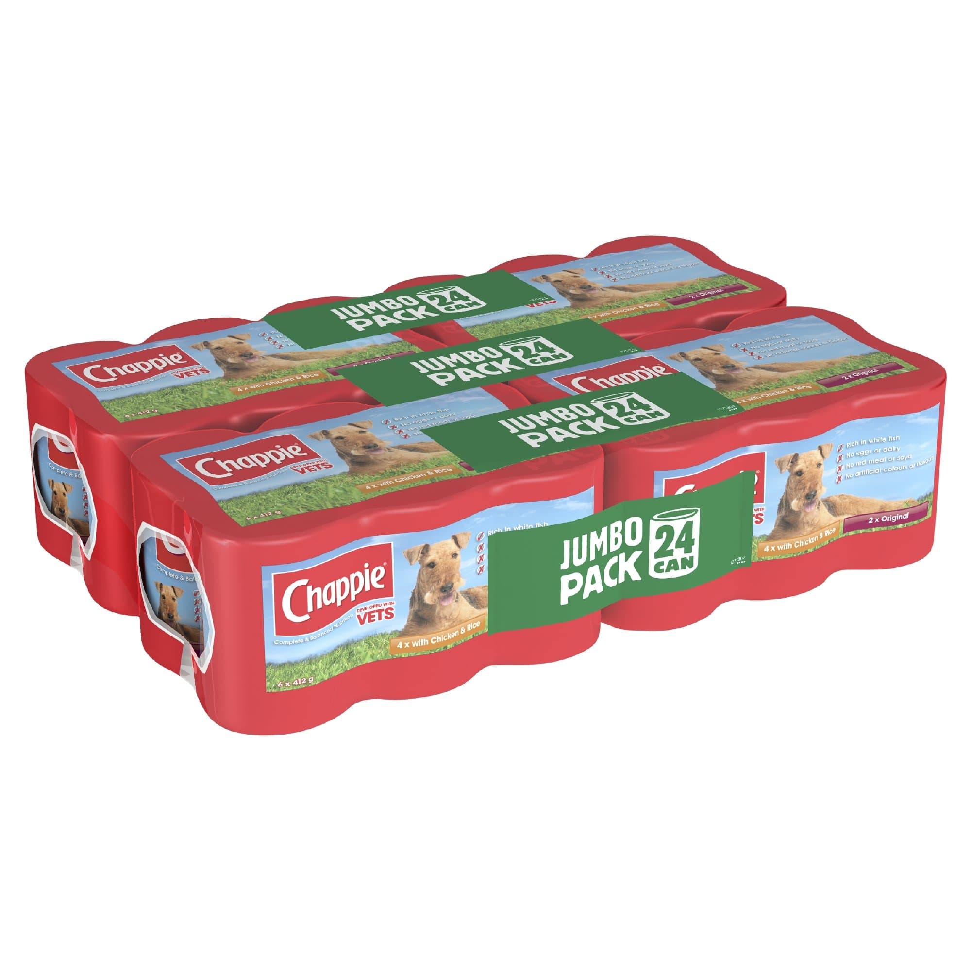 CHAPPIE Dog Tins Favourites 24x412g