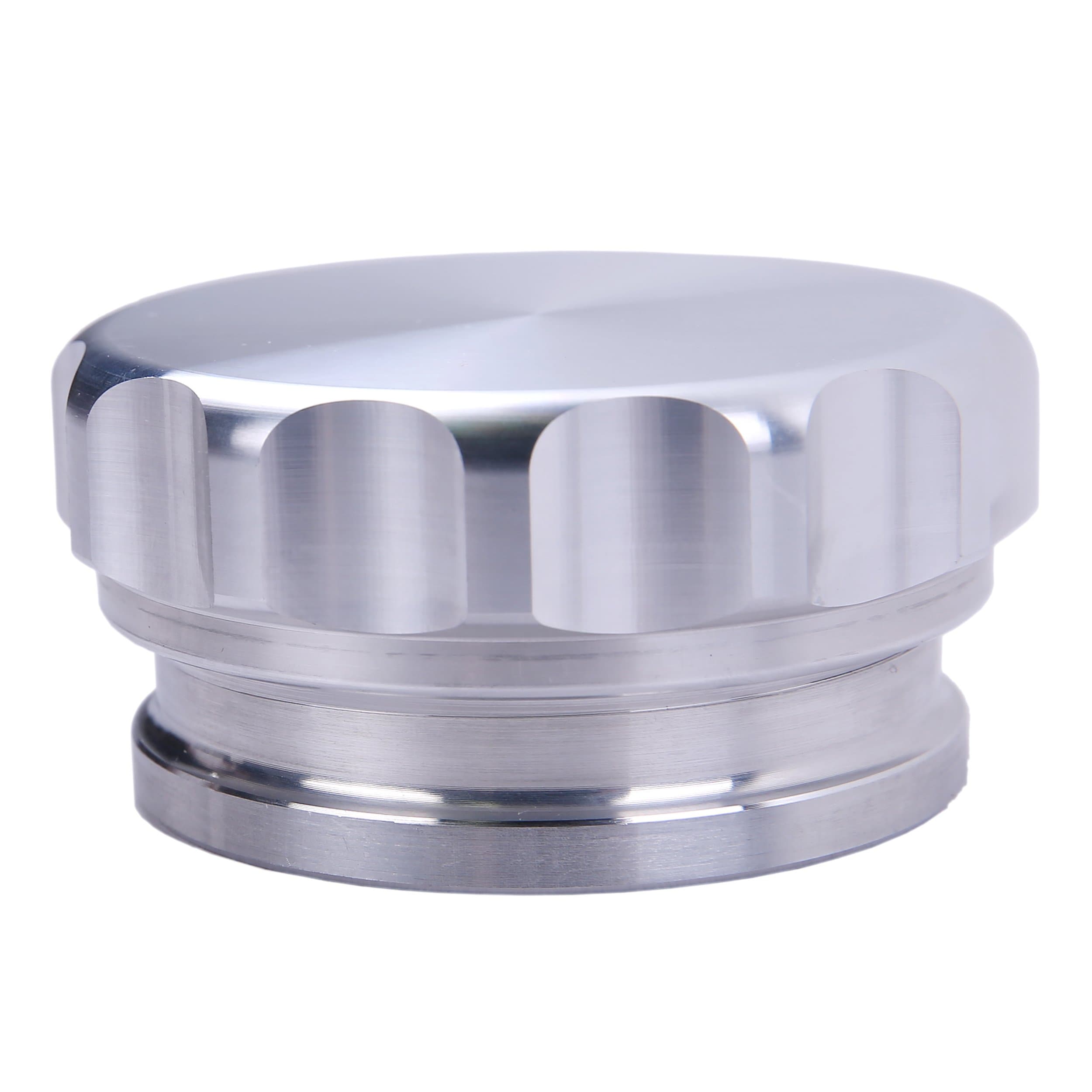 Silver Color 2inches Aluminium Alloy Fuel Cap Weld On Filler Neck And Oil Tank Cap