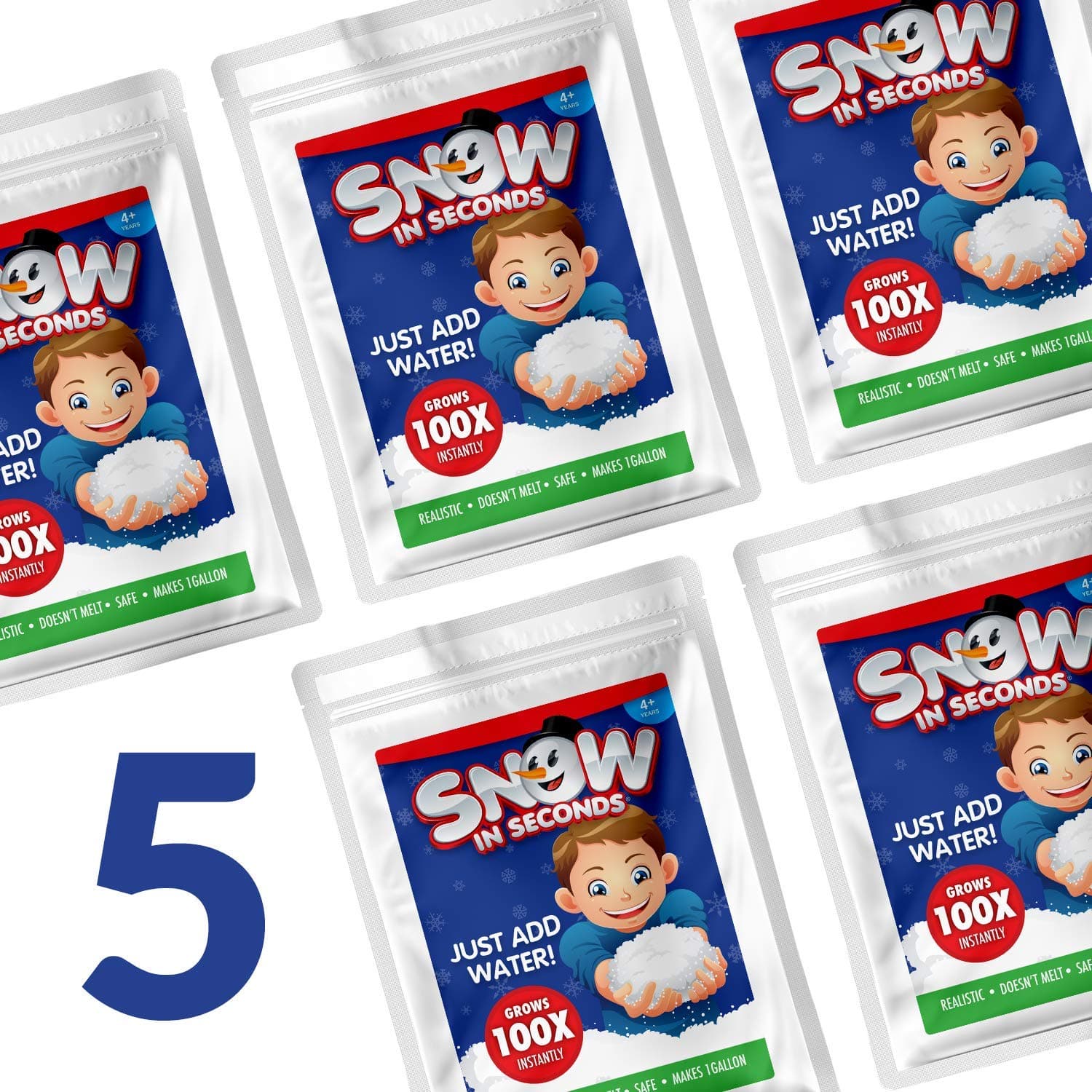 Instant Fake Snow (5 Pack)