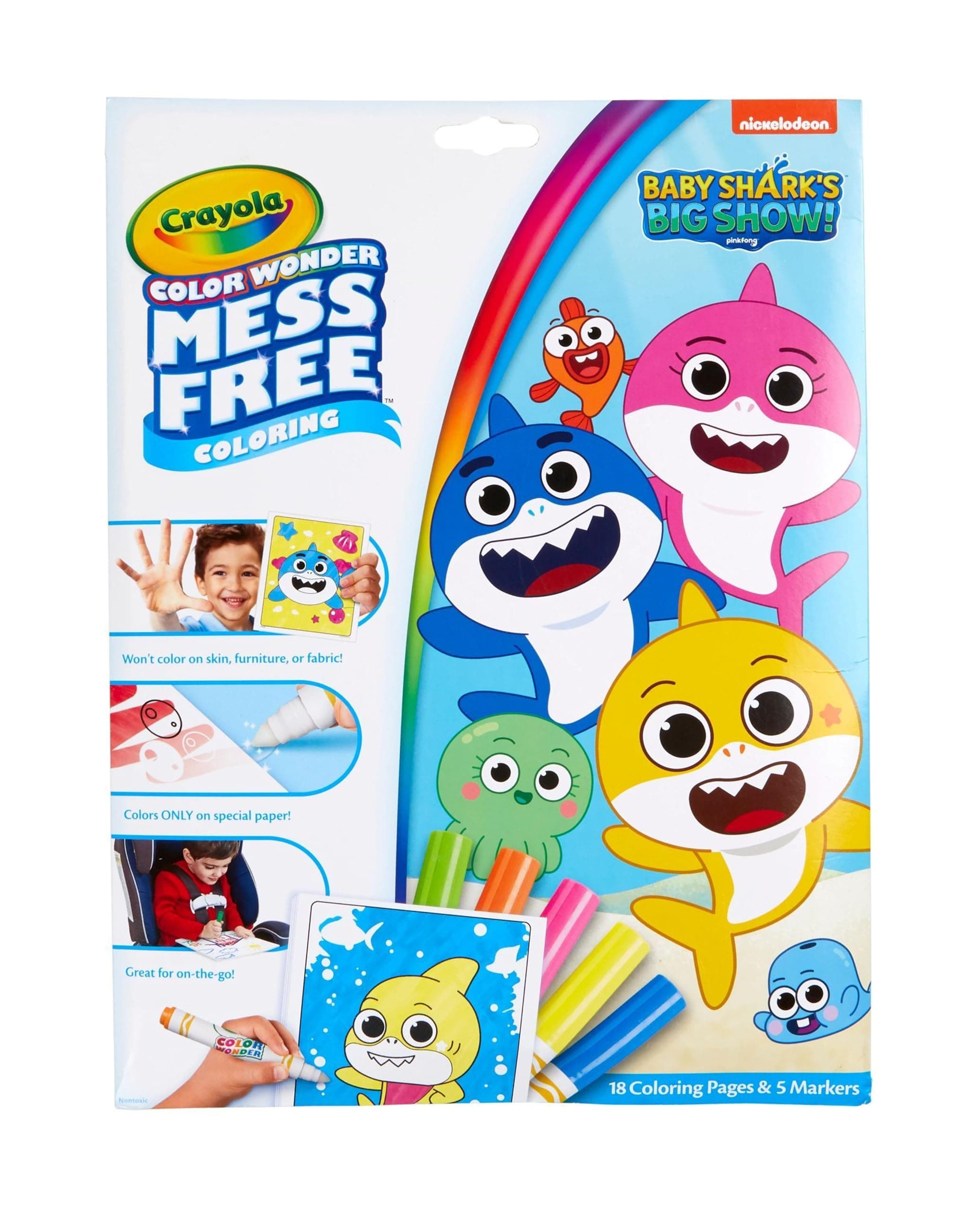 Color Wonder Baby Shark, 6 Piece Set