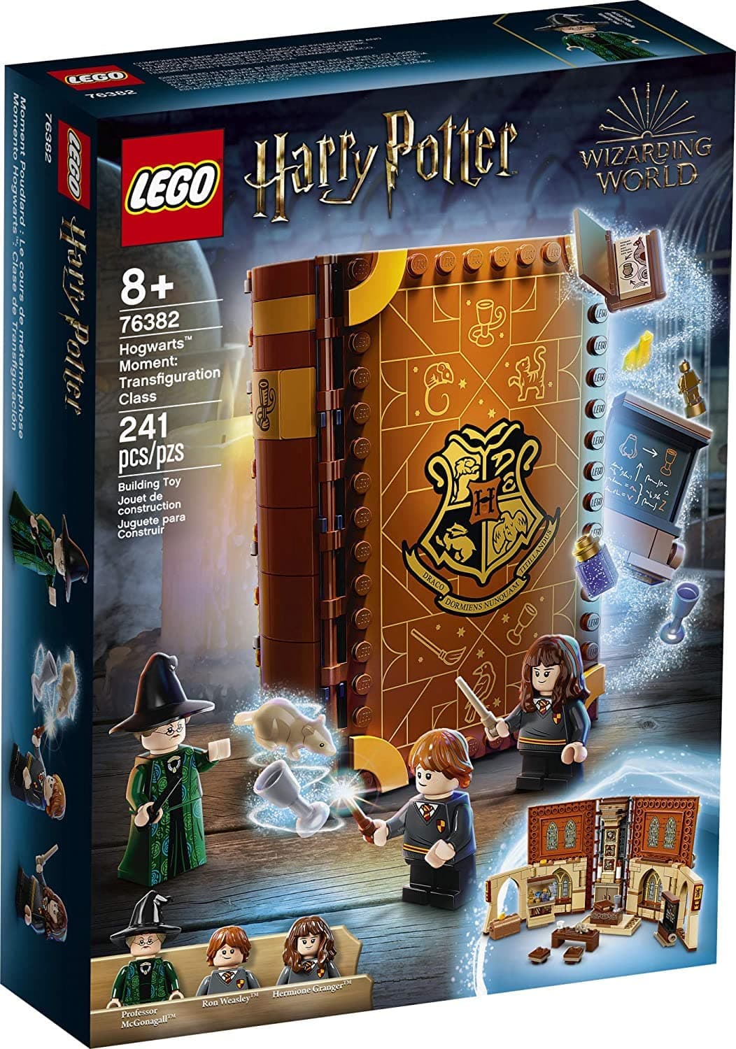 Harry Potter Hogwarts Moment: Transfiguration Class 76382 Professor McGonagall Room; Collectible Playset, New 2021 (241 Pieces)