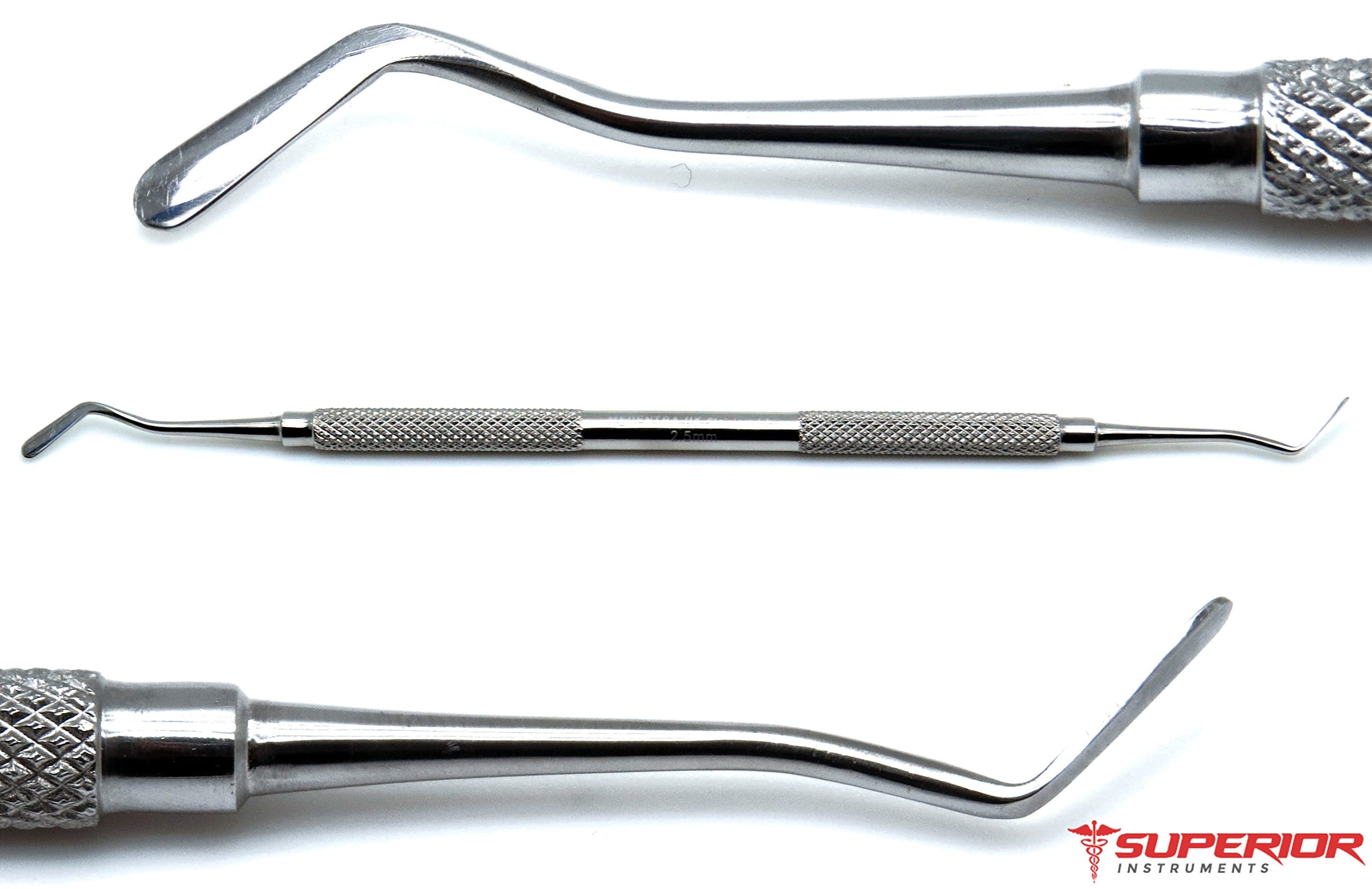 Dental Plastic Filling 755-2 Double Ended 2.5mm Composite Amalgam Restorative Instruments