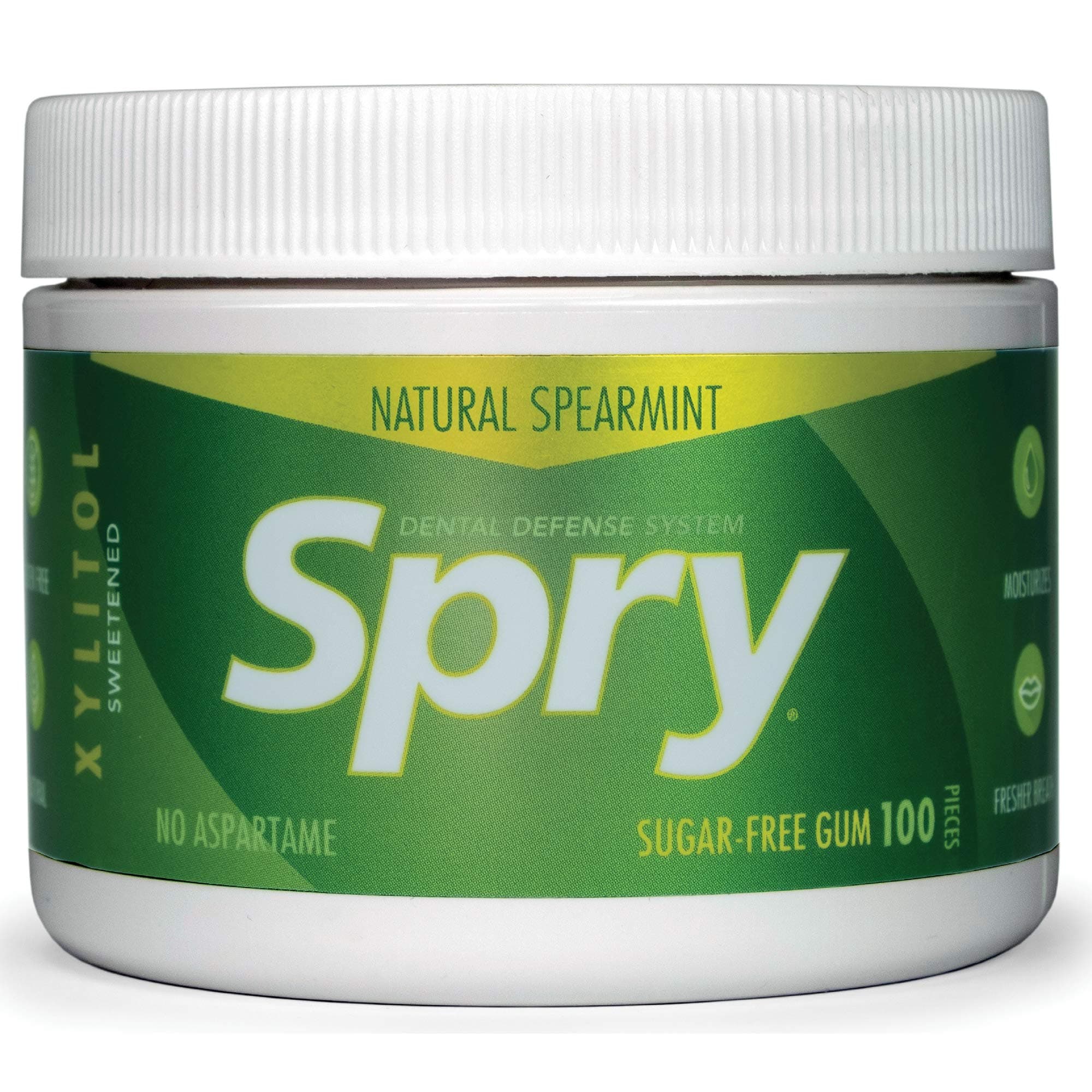 Xylitol Gum, Natural Spearmint, 100ct