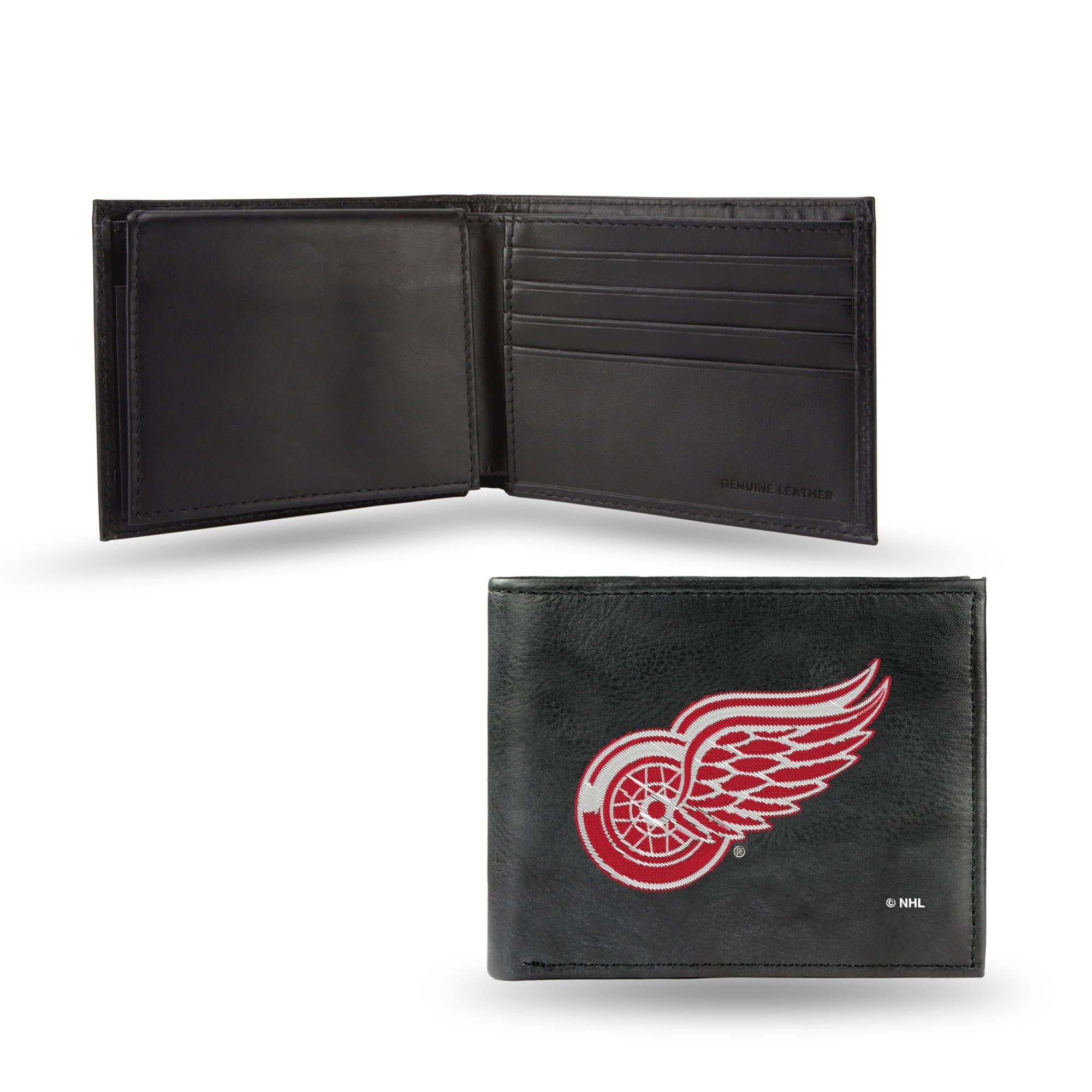 NHL Anaheim Ducks Embroidered Leather Billfold Wallet