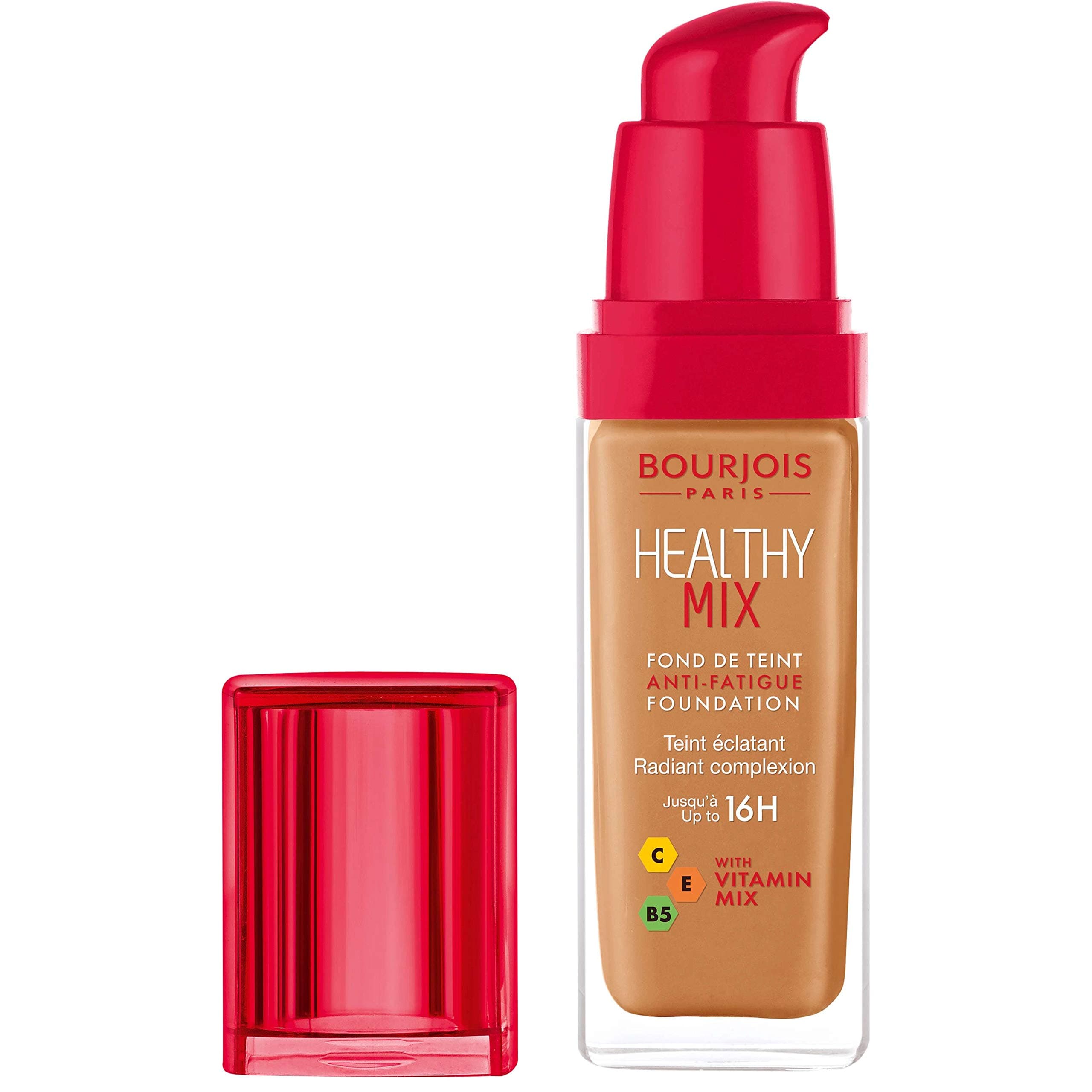 Bourjois Healthy Mix Anti-Fatigue Foundation. 58 CaRAMel, 30 ml - 1.0 Fl Oz
