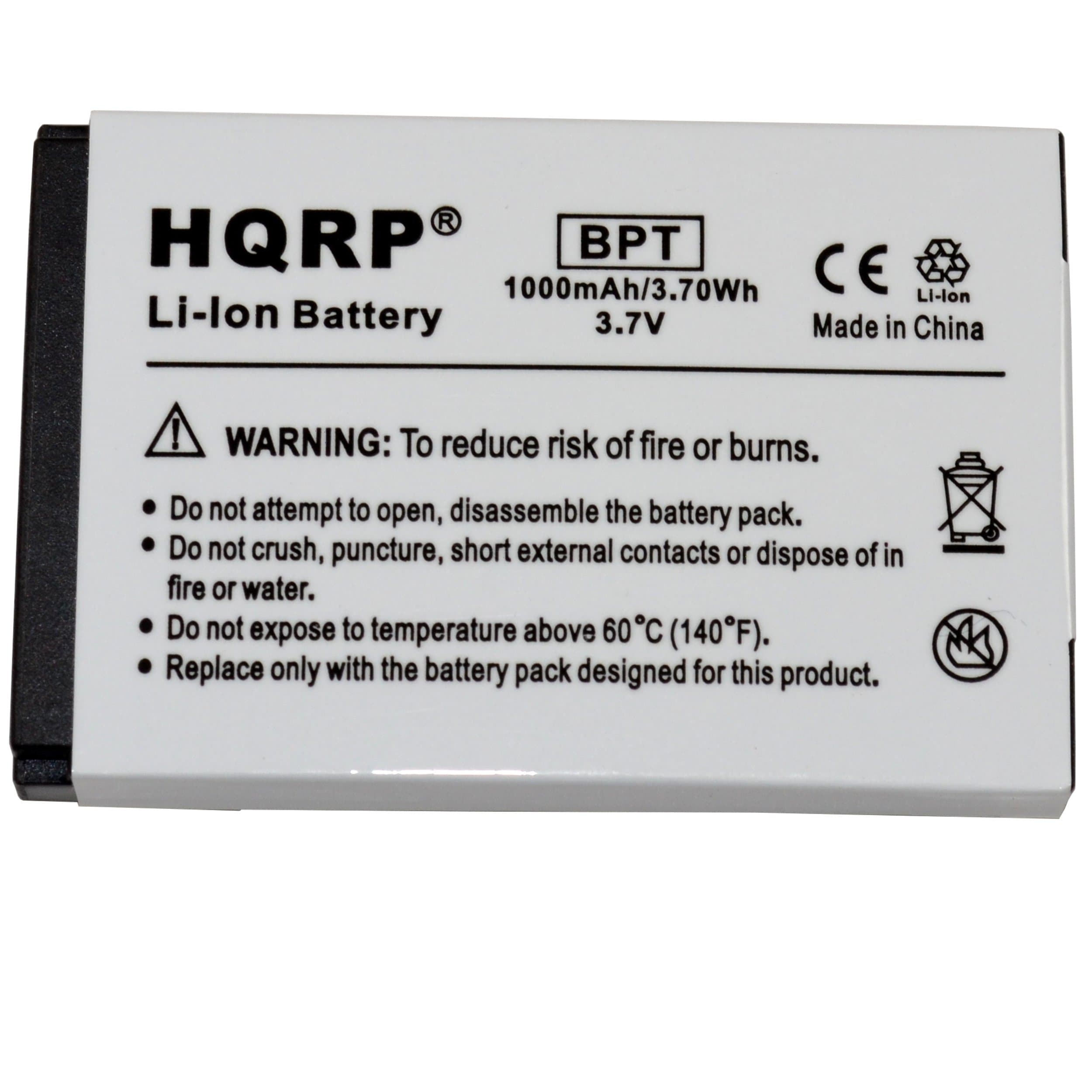 HQRP HQRP Battery for Creative BA20203R79902 Nomad / MuVo2 / NOMAD Jukebox/Jukebox Zen Xtra/Jukebox Zen NX/MuVo MP3 Player + Screen Protector