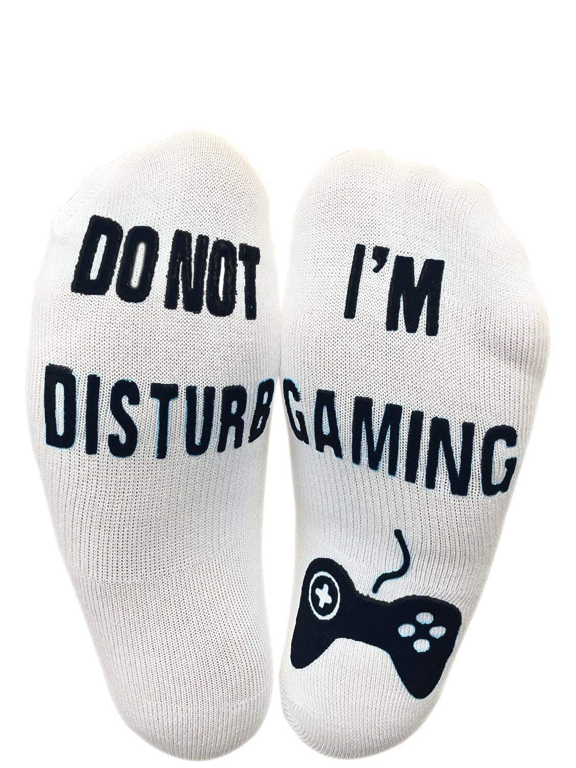 Easyhon Mens Funny Do Not Disturb I'm Gaming Remote Gamer Mens Socks Video Game Lover Gift Birthday