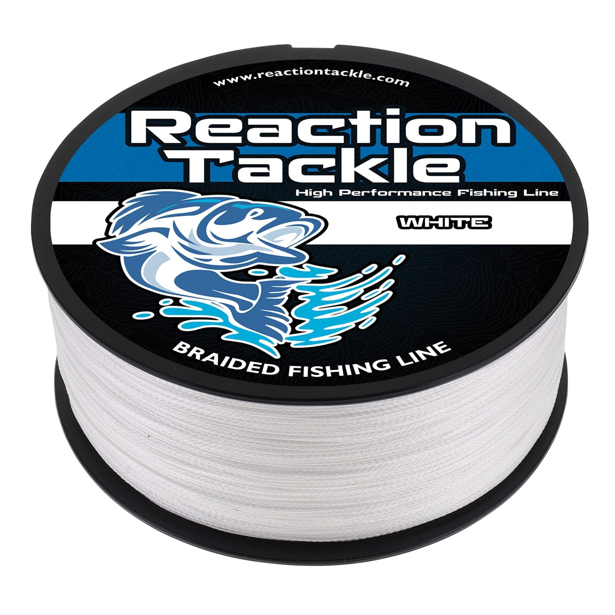 Reaction Tackle Braided Fishing Line - Pro Grade Power Performance for Saltwater or Freshwater Fish - Colored Fishing Line Braid for Extra Visibility