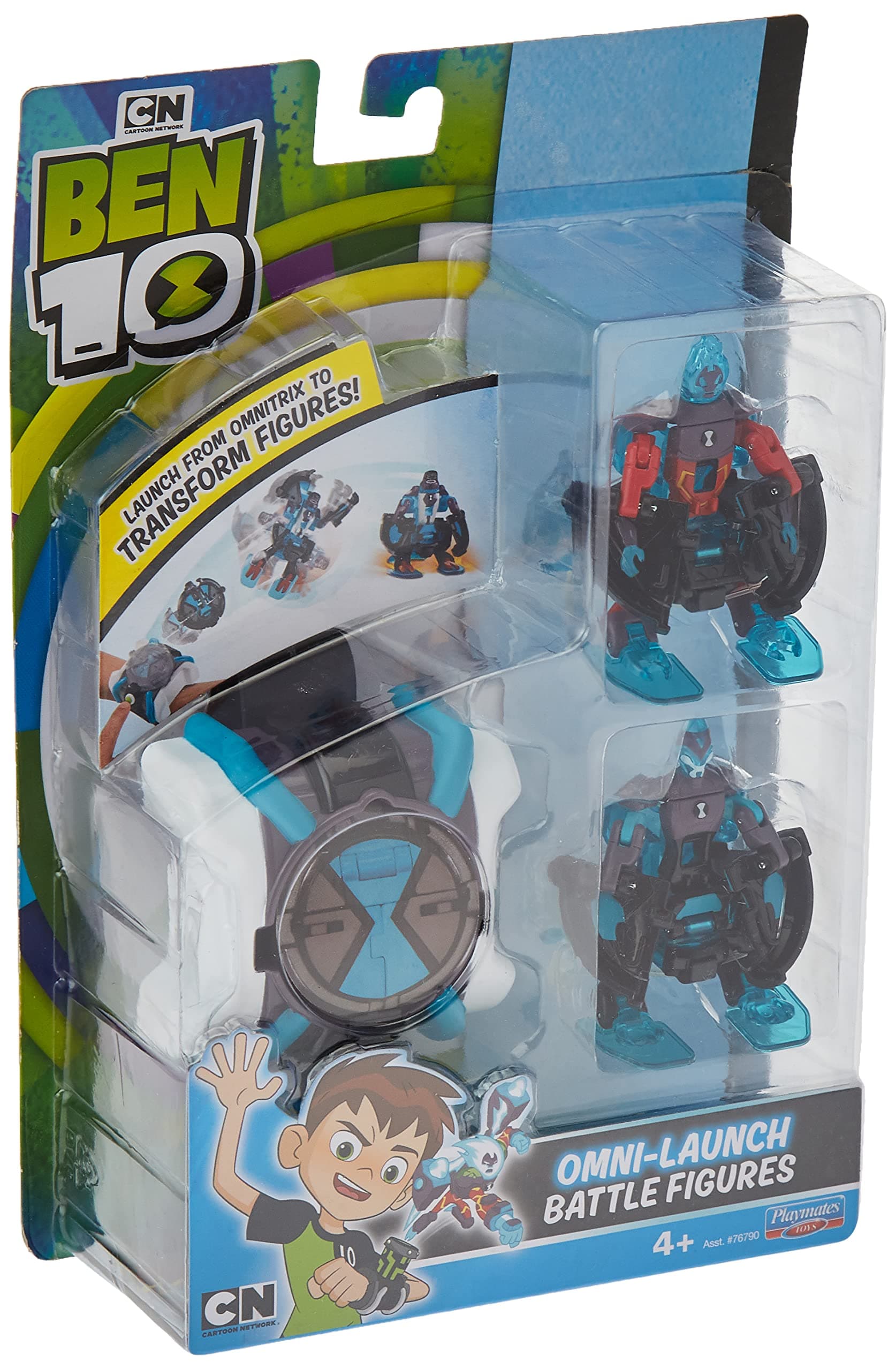 Ben10 Omni - Launch Battle Figures Heatblast + Oe XLr8