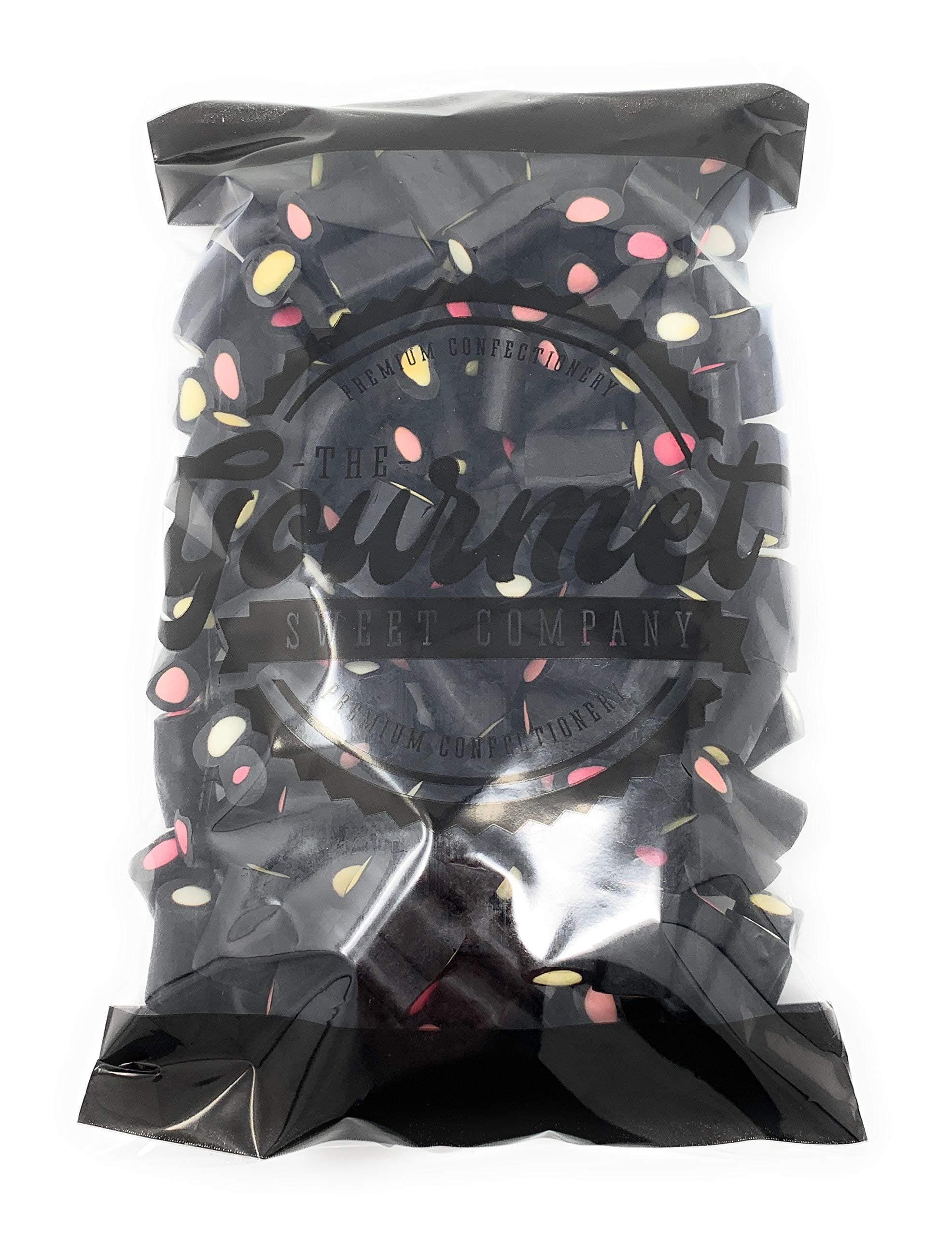 Liquorice Cream Rock 1kg Share Bag by The Gourmet Sweet Company
