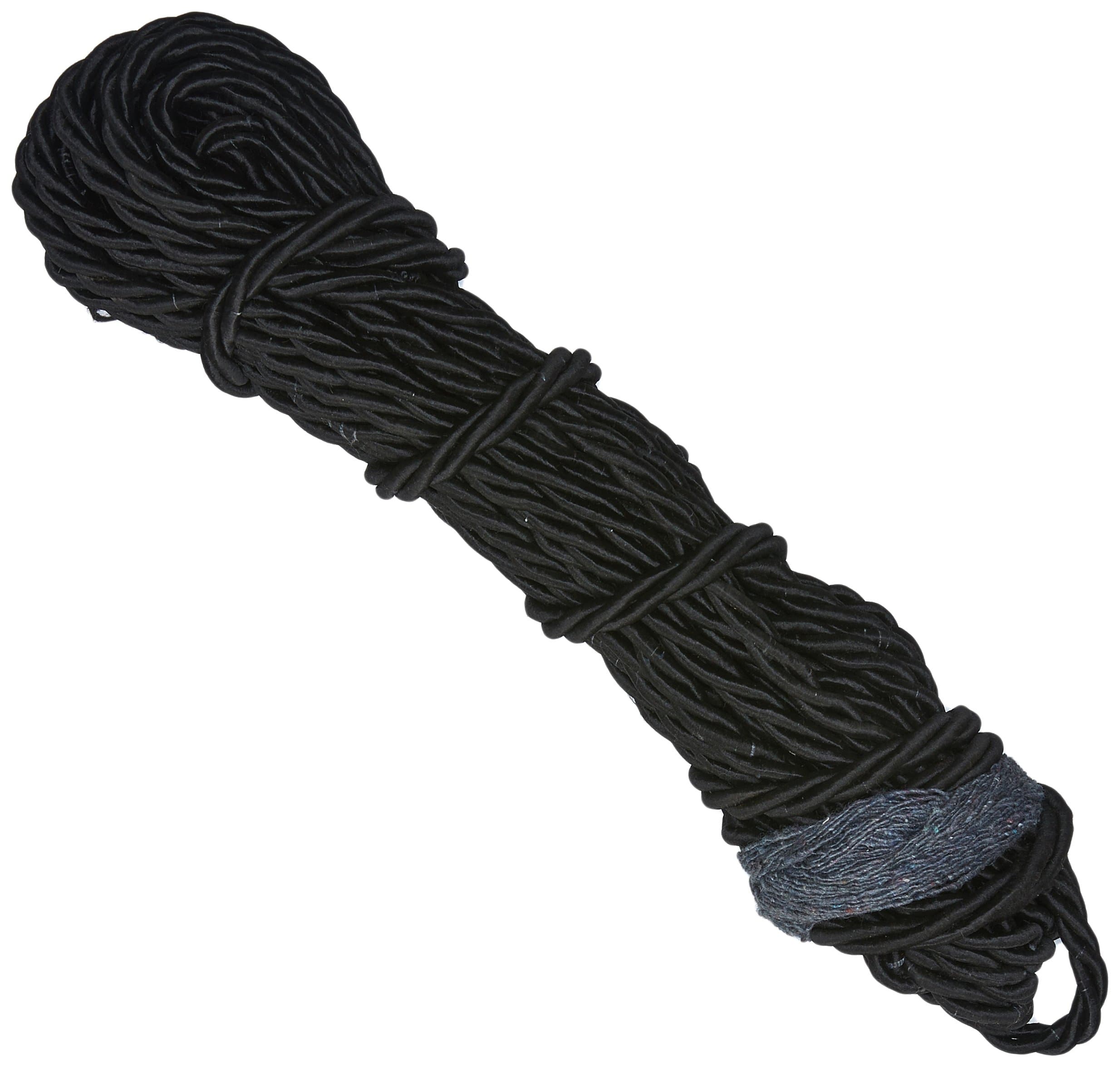 a-610-blk-24mtr 24m Leg Guard Rope for Royal Enfield (Black)