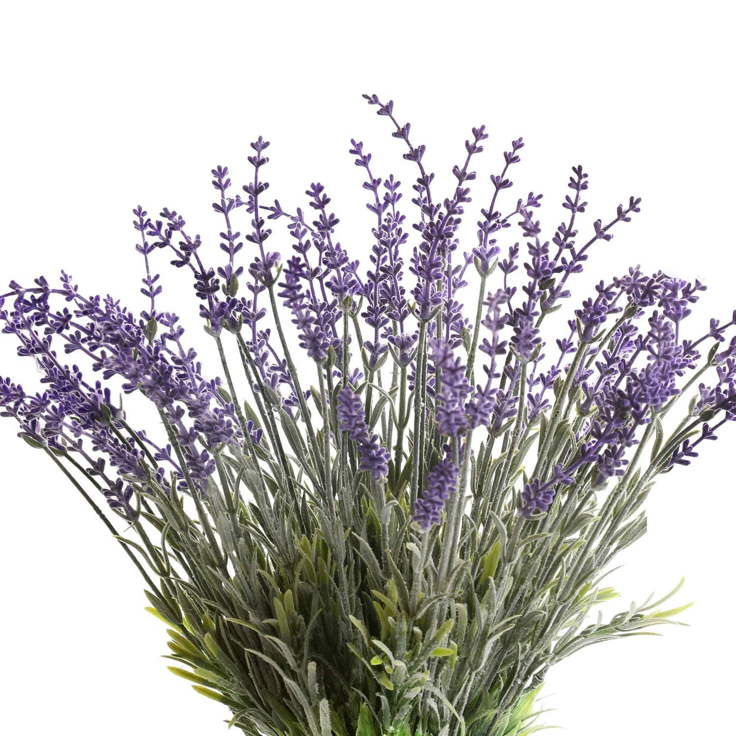 Flojery Artificial Lavender Flowers with Silk Flocked Fake Lavender Plant for Wedding Home Table Centerpiece Decor-Pack of 4