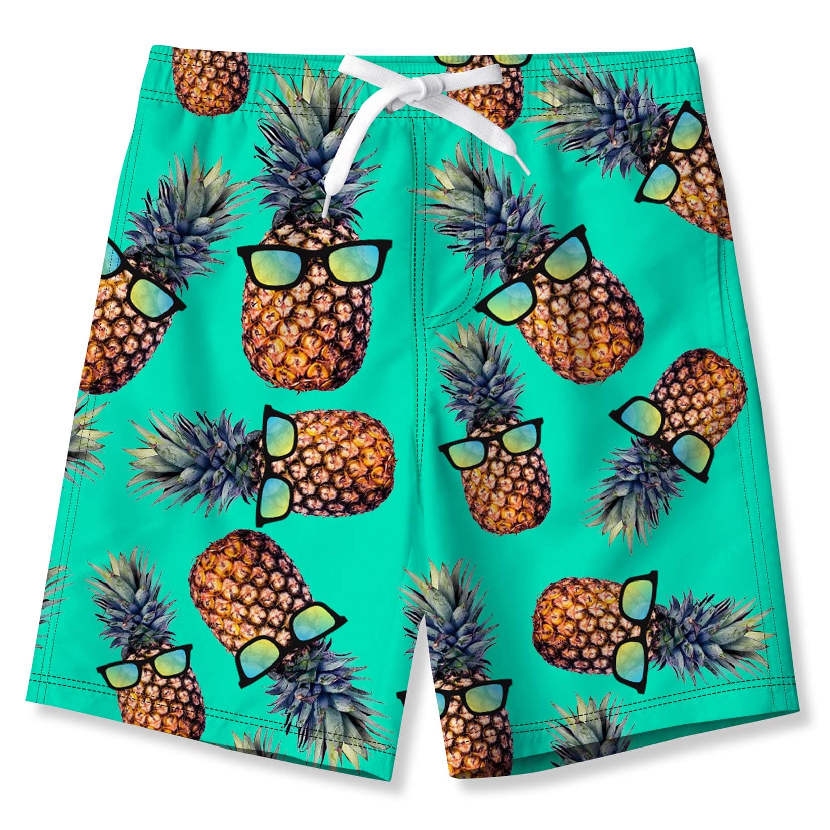 BFUSTYLEKids Boys Swim Trunks Mesh Lining Water Resistant Beach Shorts 5-14 Years