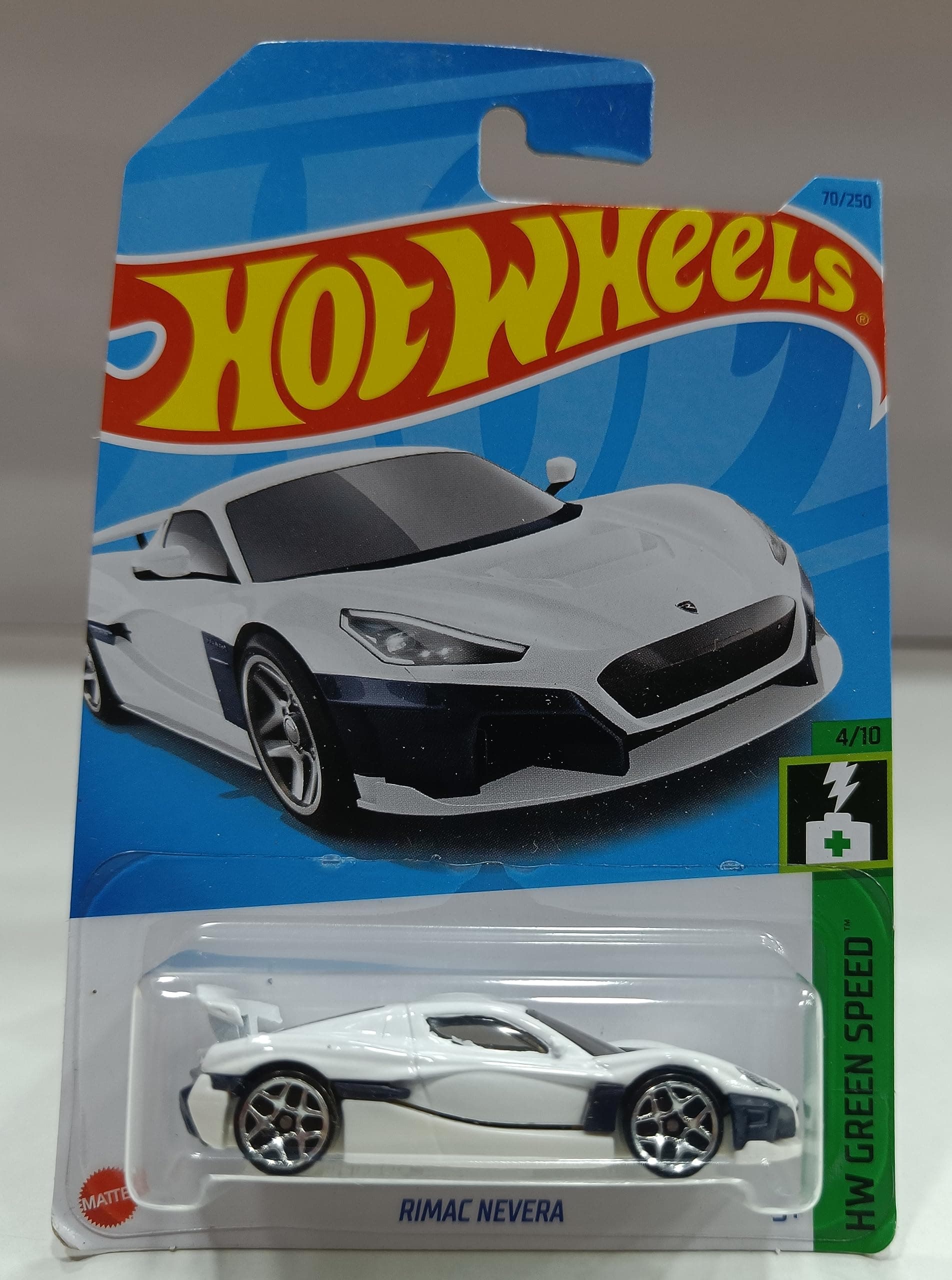 Hot Wheels RIMAC NEVERA 4/10 HW Green Speed 70/250 Die Cast Car New Edition 2023