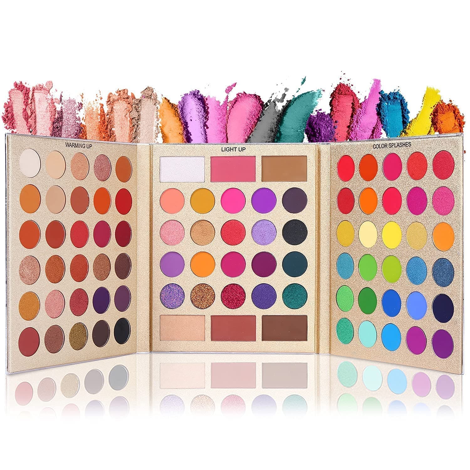 D.B.Z.® Eyeshadow Palette Set Pro 86 Colors Makeup Kit Matte Shimmer Eye Shadow Highlighters Contour Blush Powder All In One Makeup Pallet