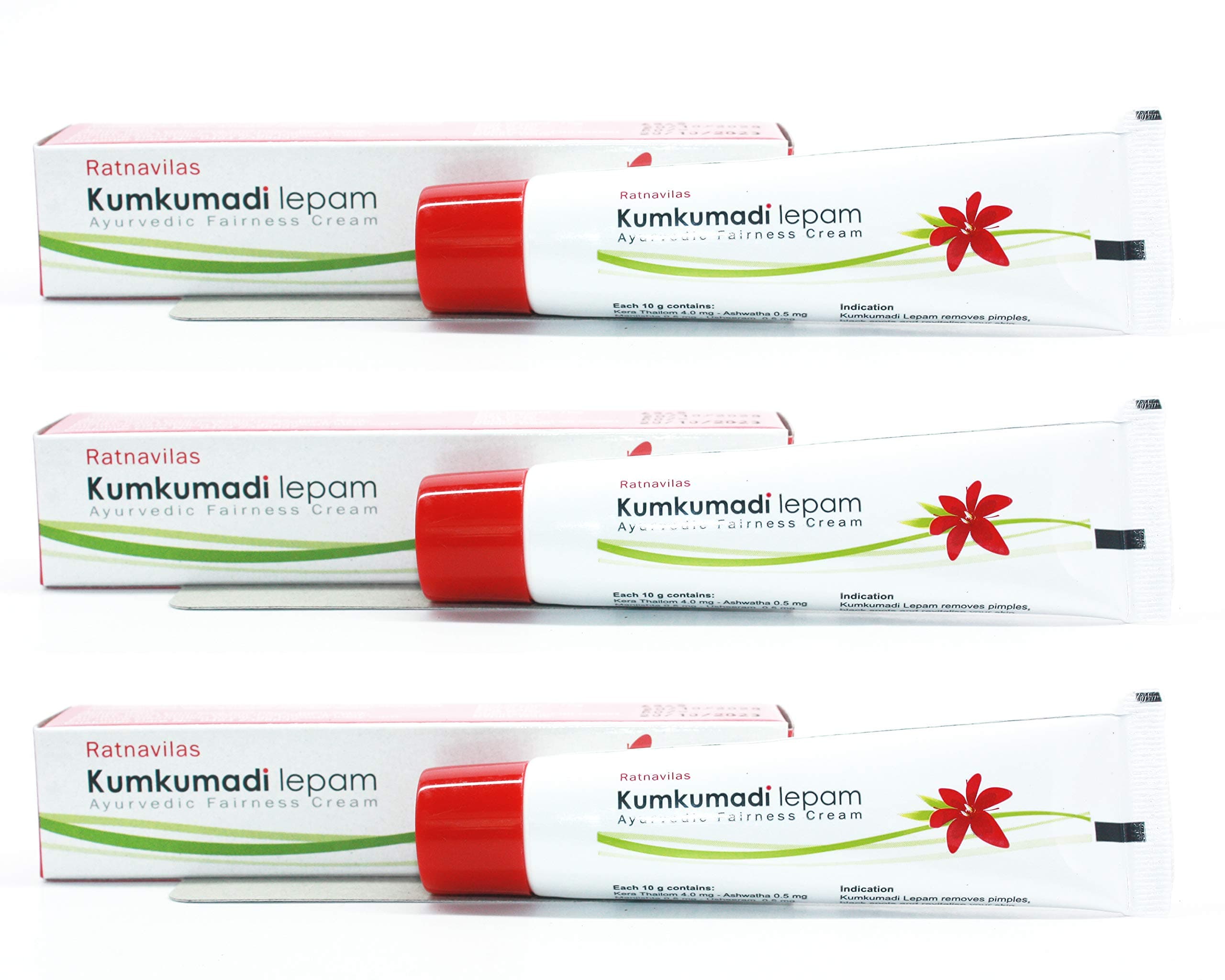 Ratnavilas/Kumkumadi lepam/Ayurveda/Skin Care/ 15g /Pack of 3