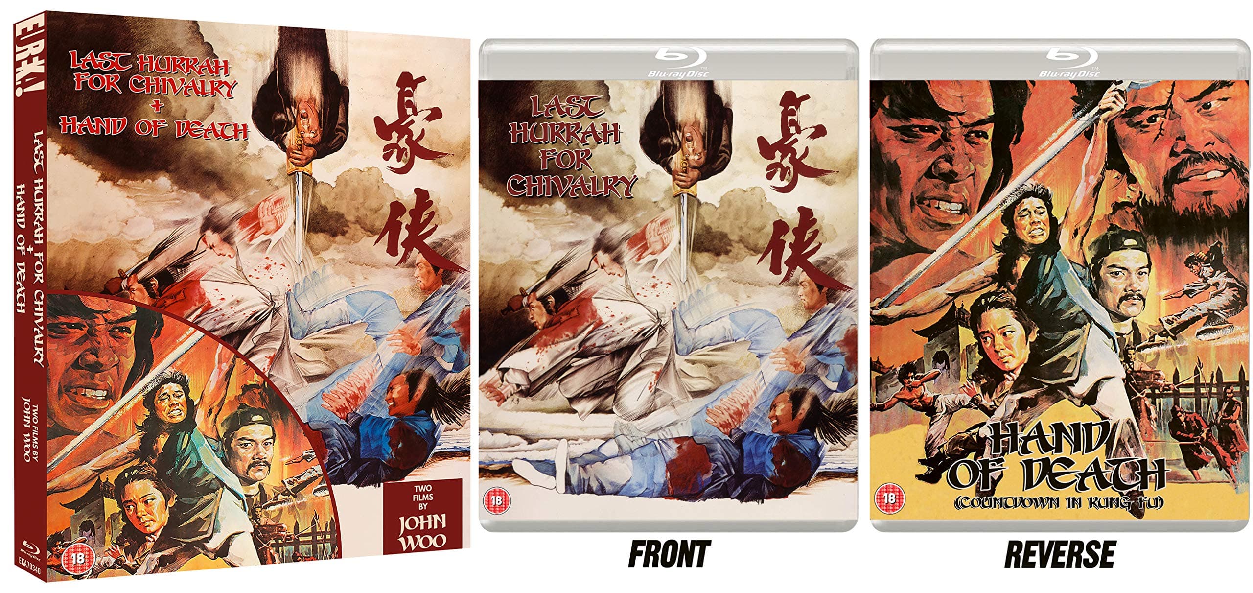 LAST HURRAH FOR CHIVALRY & HAND OF DEATH: TWO FILMS BY JOHN WOO (Eureka Classics)