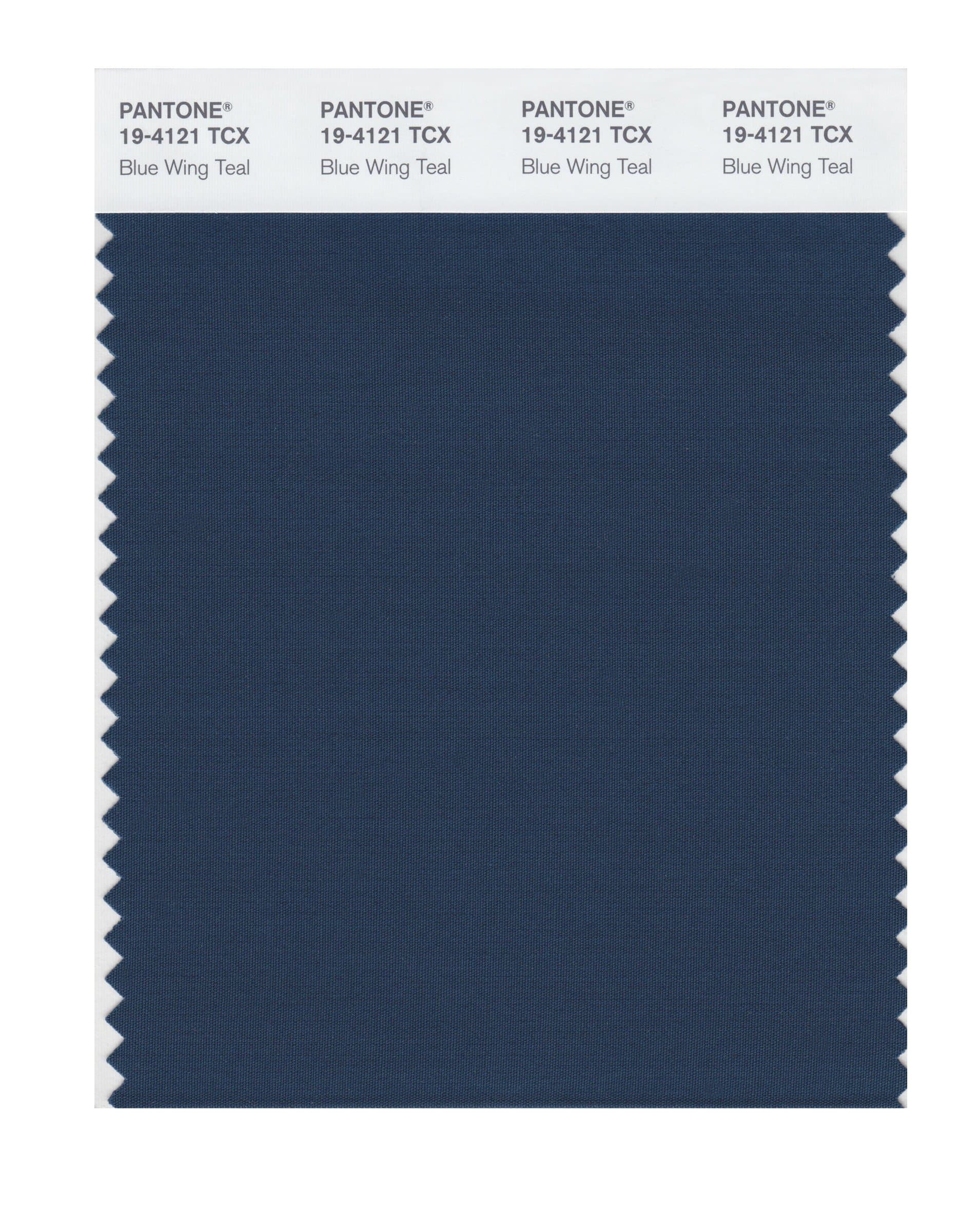 Pantone 19-4121 TCX Smart Color Swatch Card, Blue Wing Teal