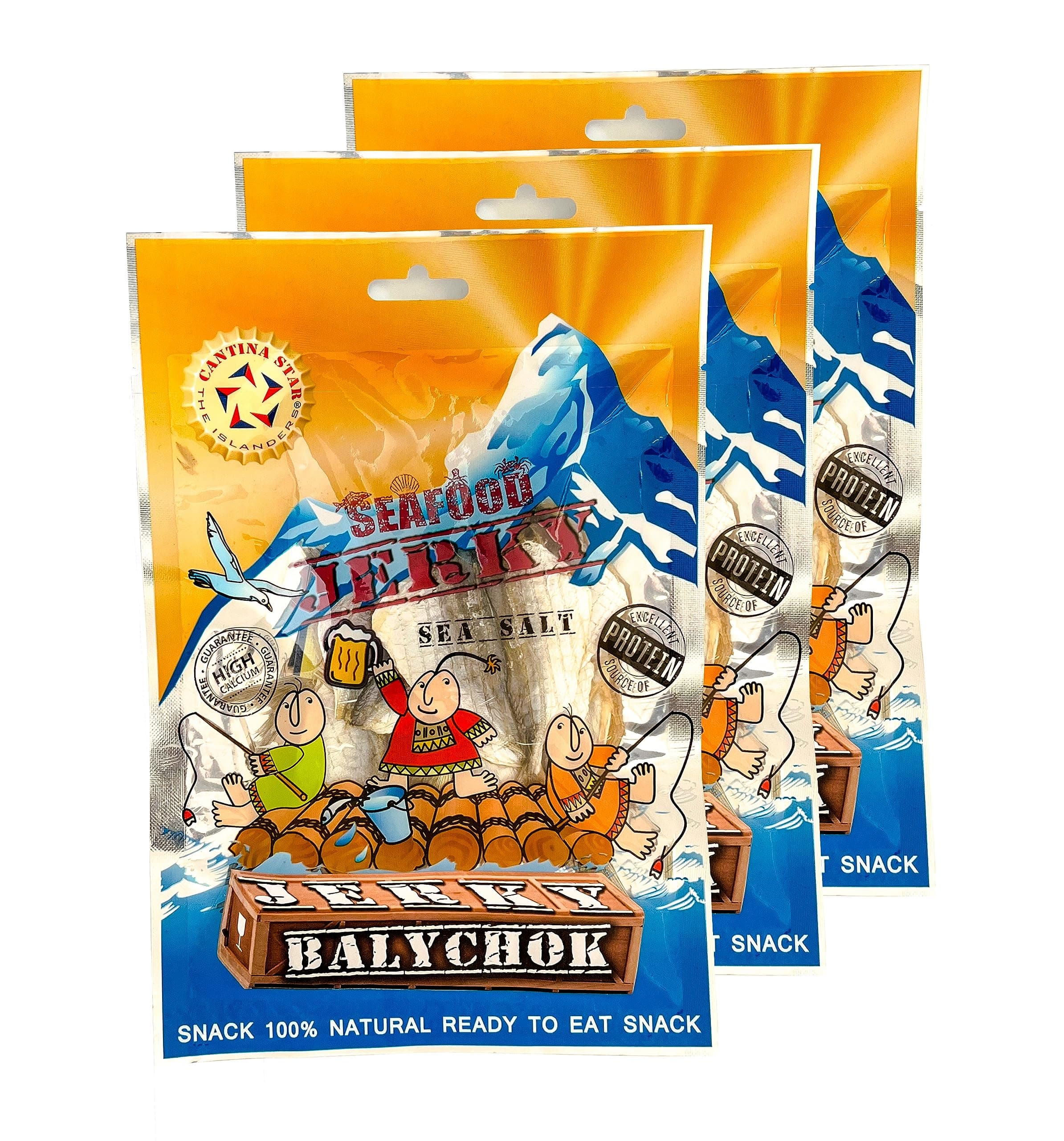 Cantina Star (Balychok) Dry Fish, 80g, Pack of 3