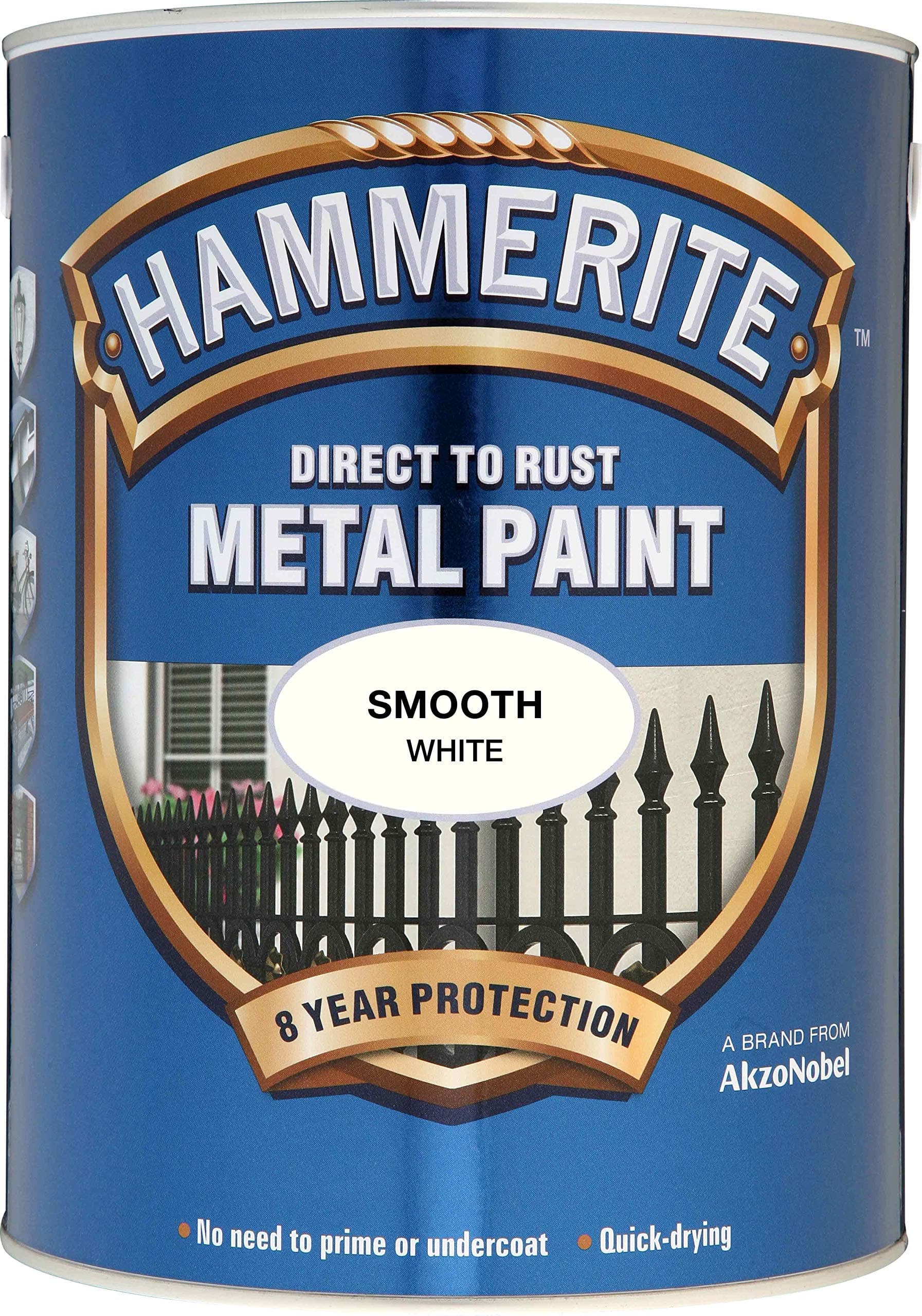 5084861 Direct to Rust Metal Paint 5 L - Smooth White