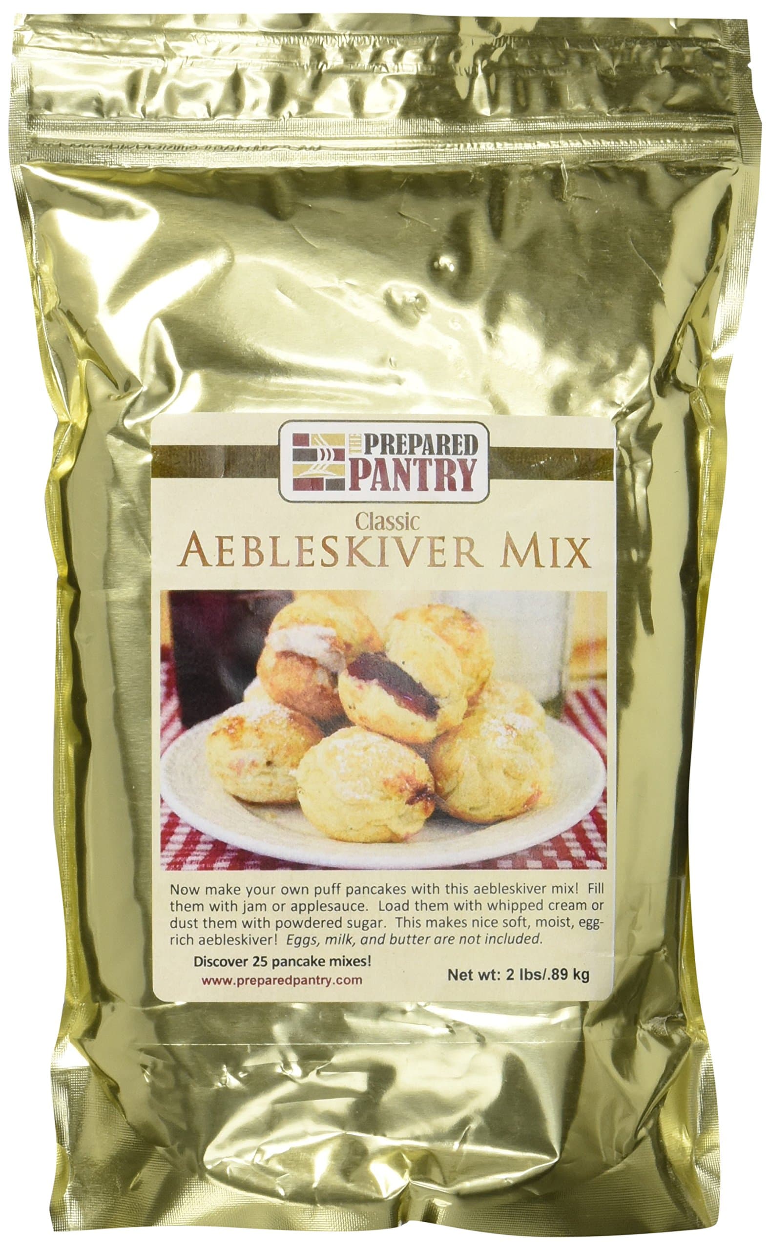 The Prepared Pantry Classic Aebleskiver Mix--Puff Pancake (2 lb mix)