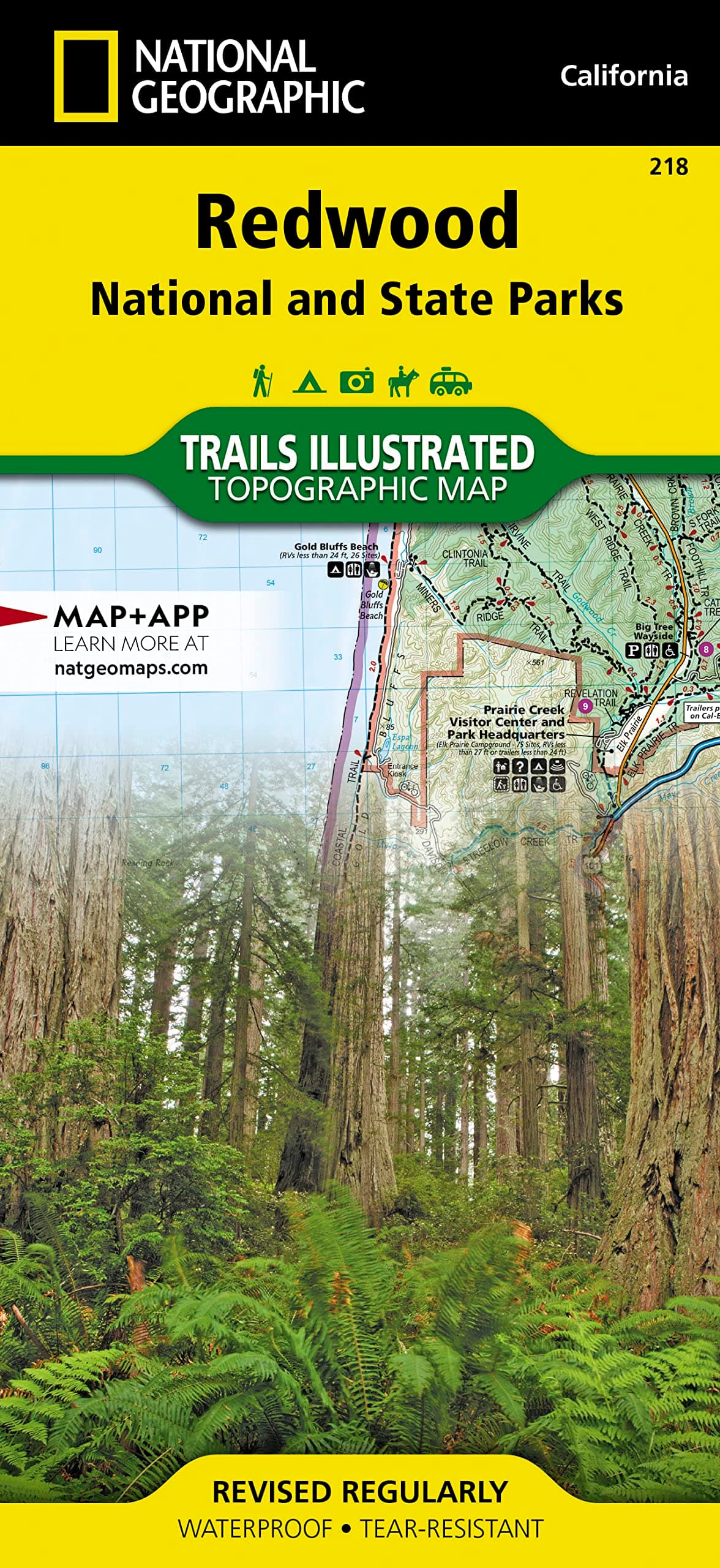National Geographic Maps Redwood and State Parks