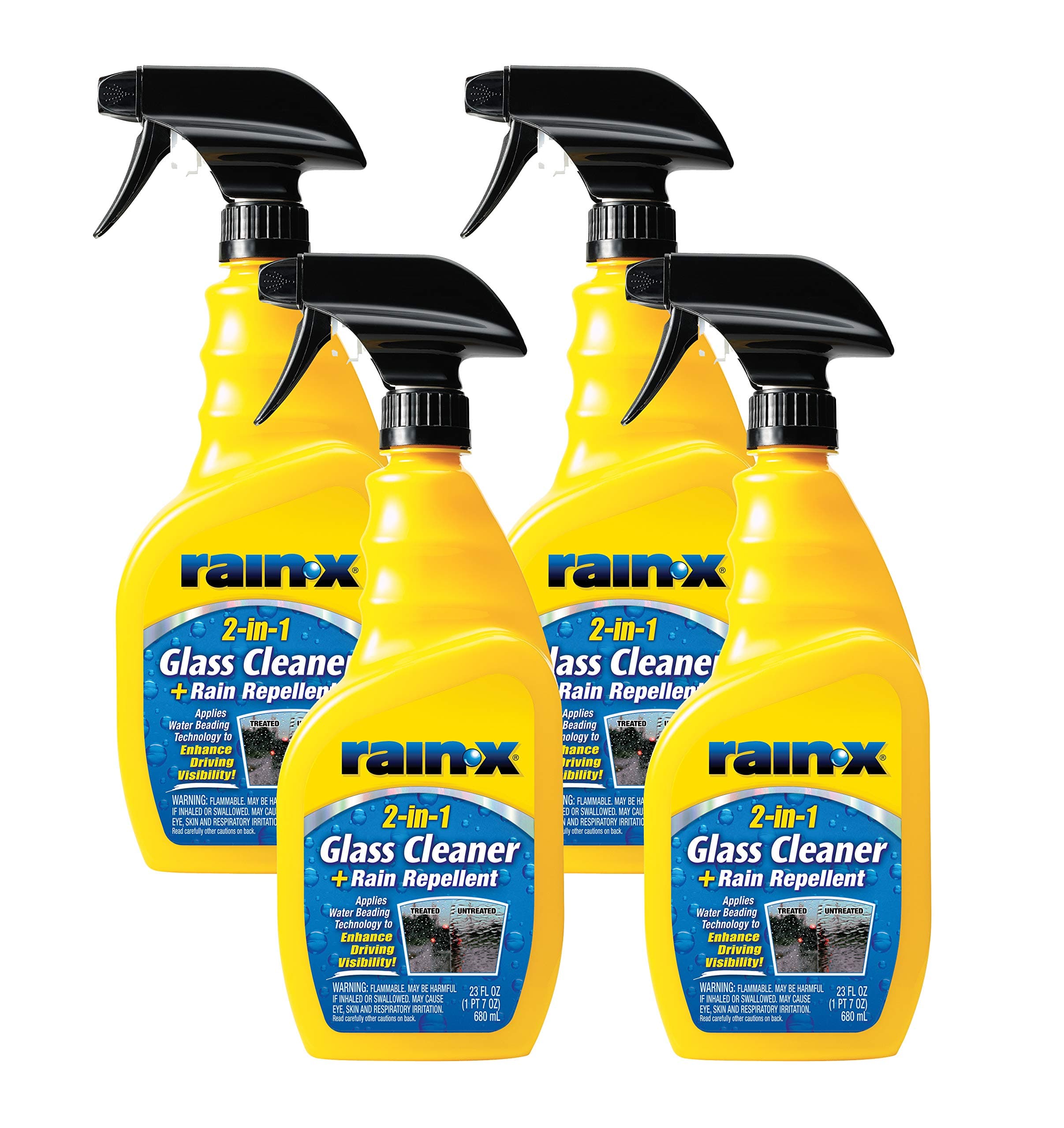 5071268-4PK Glass Cleaner + Rain Repellent, 23 oz. (Pack of 4)